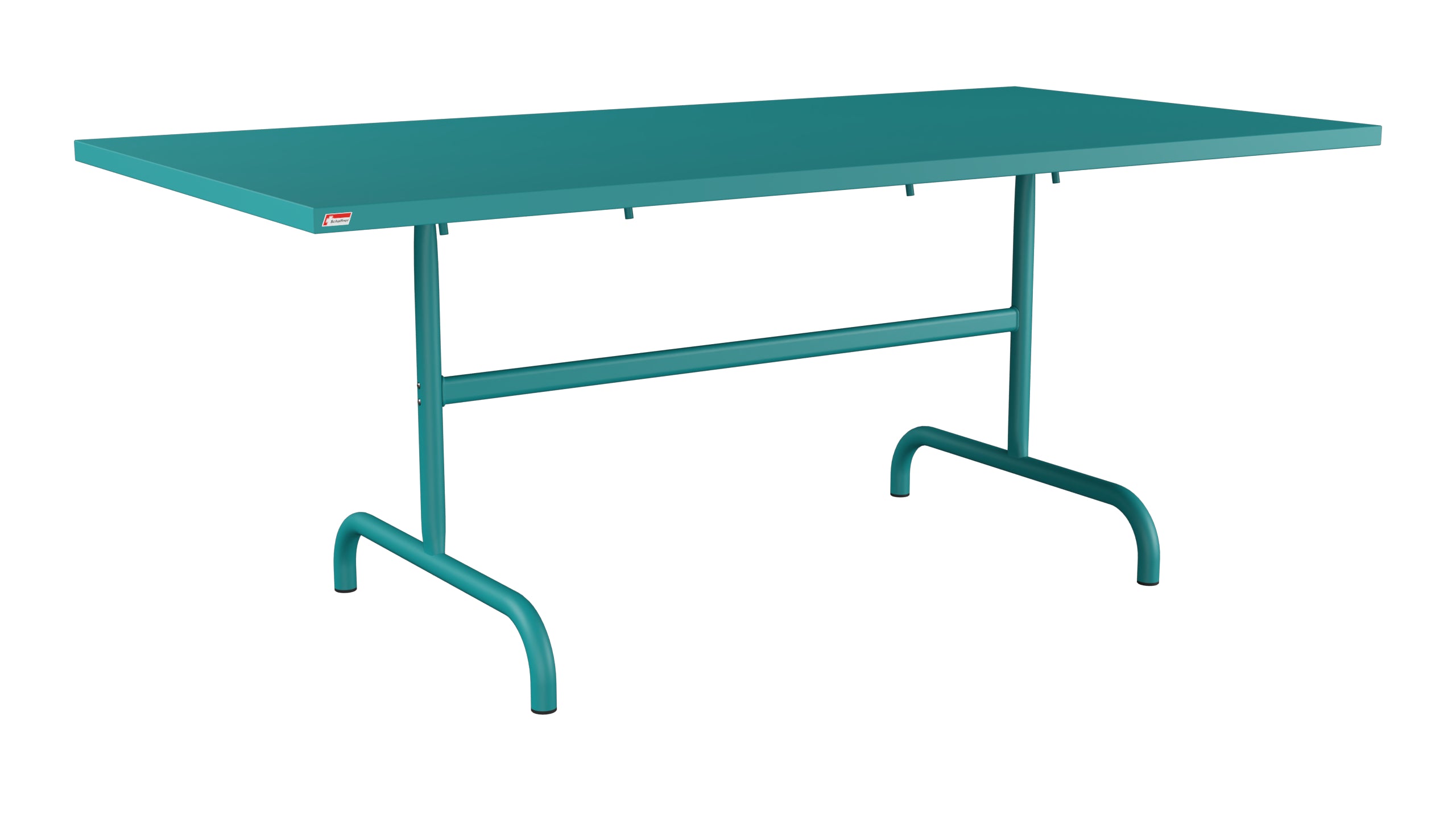 Säntis Metall-Gartentisch 180x90 klappbar in Kaliblau präsentiert im Onlineshop von KAQTU Design AG. Gartentisch ist von Schaffner