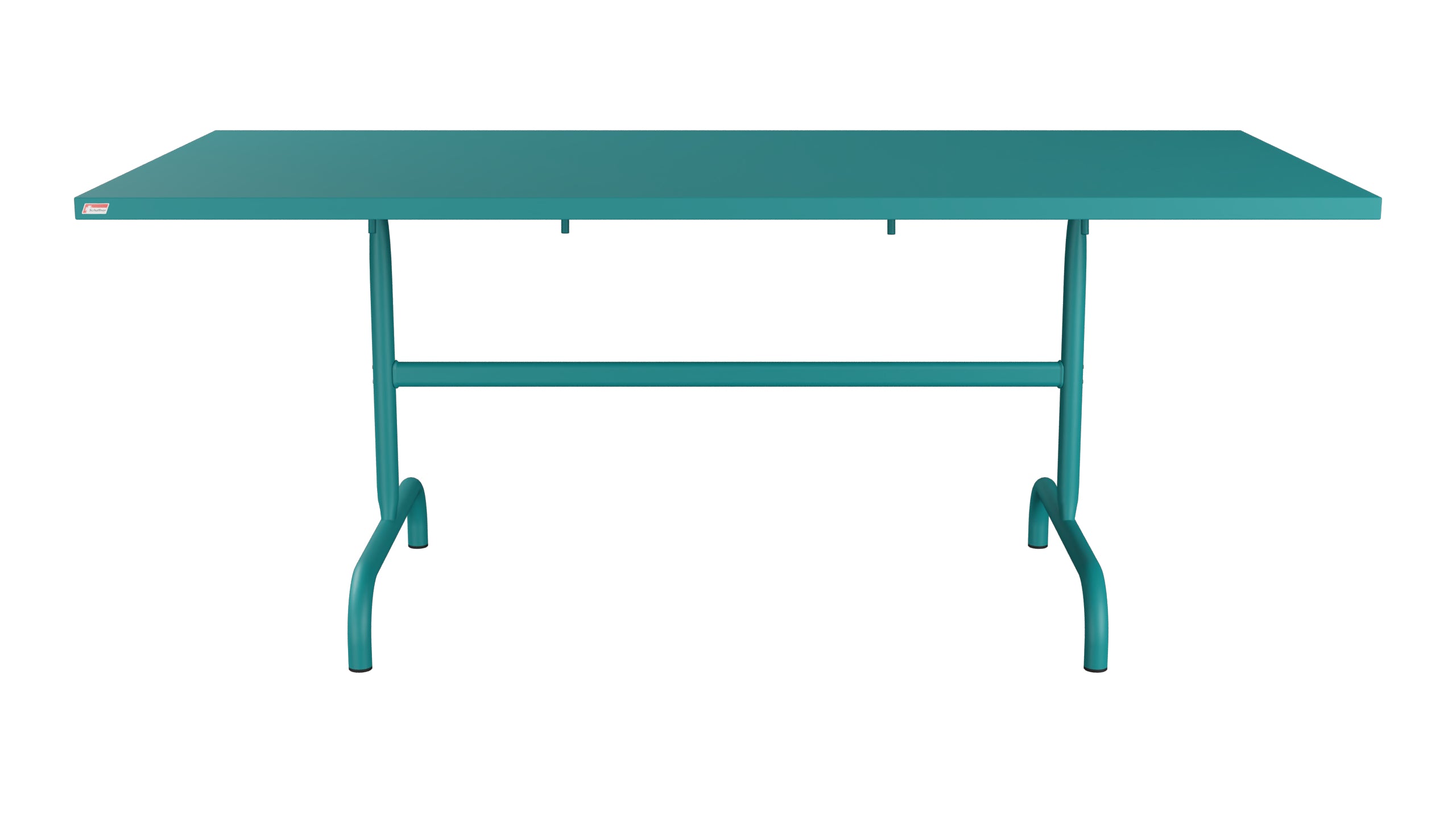 Säntis Metall-Gartentisch 180x90 klappbar in Kaliblau präsentiert im Onlineshop von KAQTU Design AG. Gartentisch ist von Schaffner
