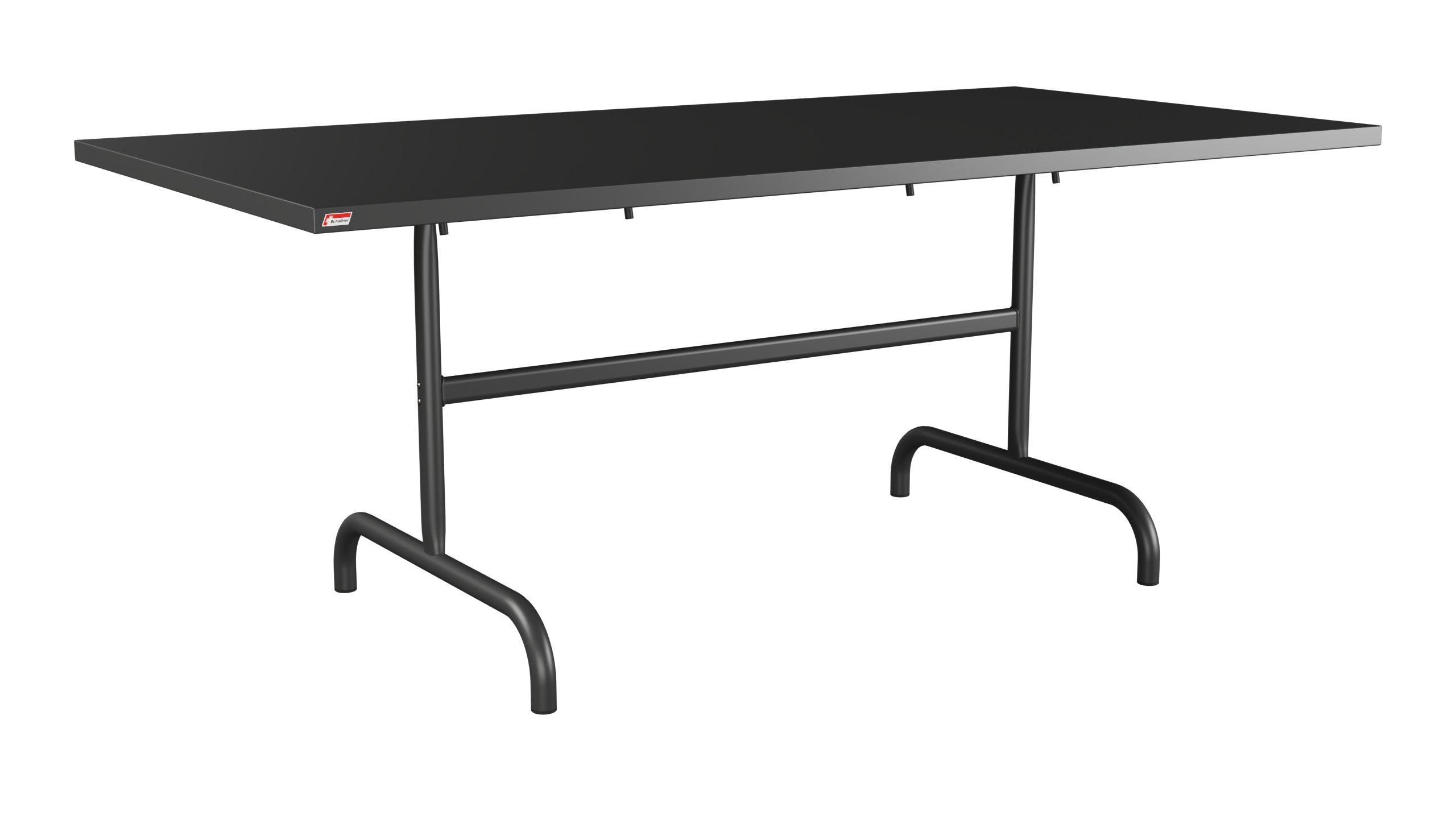 Säntis Metall-Gartentisch 180x90 klappbar in Anthrazit präsentiert im Onlineshop von KAQTU Design AG. Gartentisch ist von Schaffner