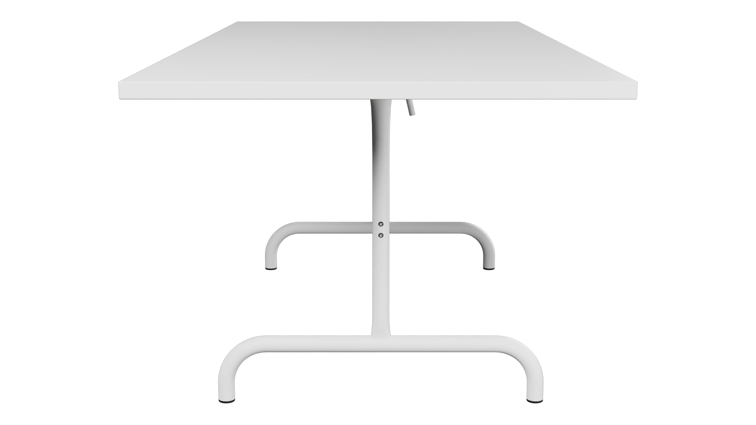 Säntis Metall-Gartentisch 180x90 klappbar in Weiss präsentiert im Onlineshop von KAQTU Design AG. Gartentisch ist von Schaffner