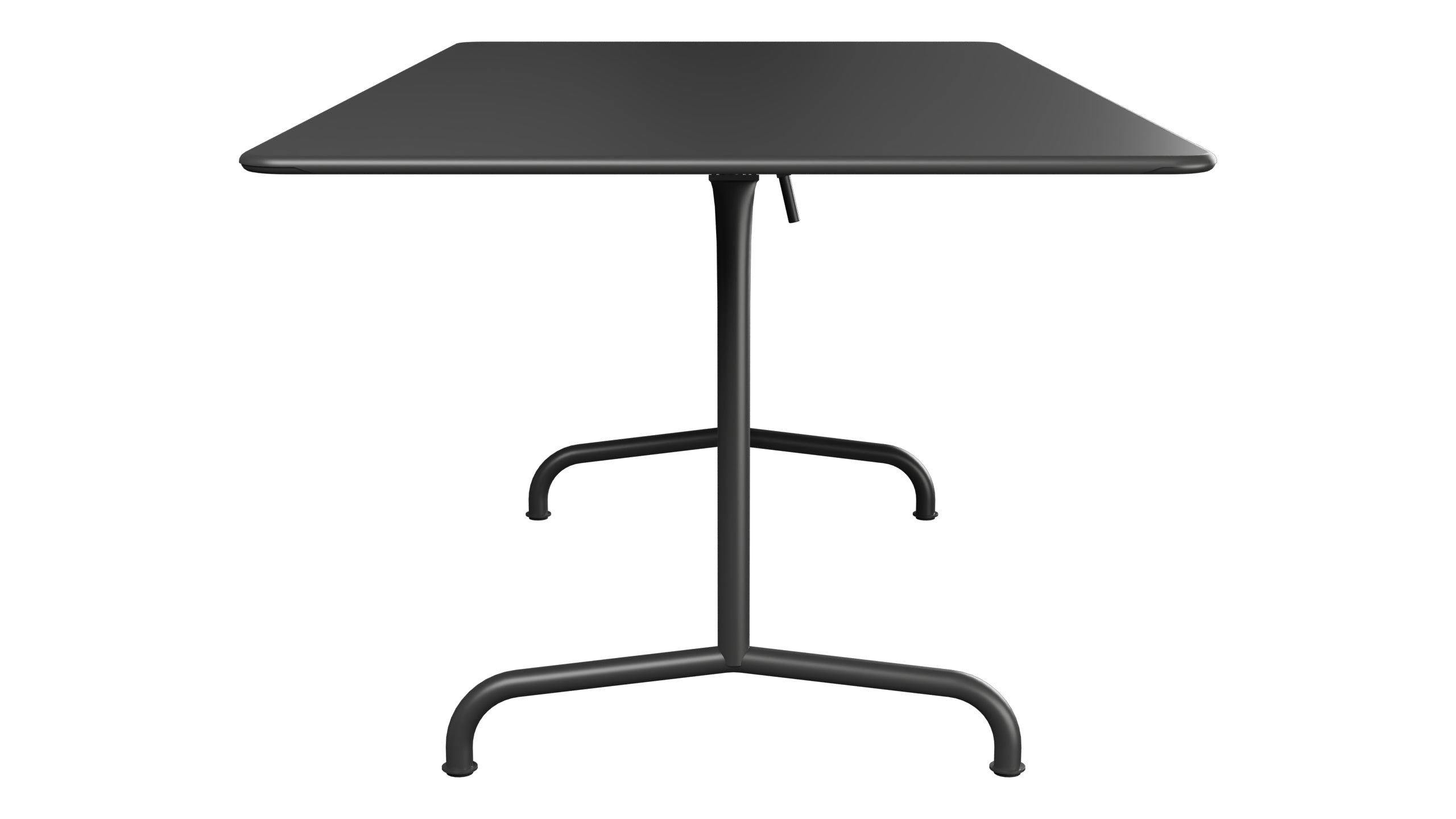 Rigi Metall-Gartentisch 180x90 klappbar in Anthrazit präsentiert im Onlineshop von KAQTU Design AG. Gartentisch ist von Schaffner