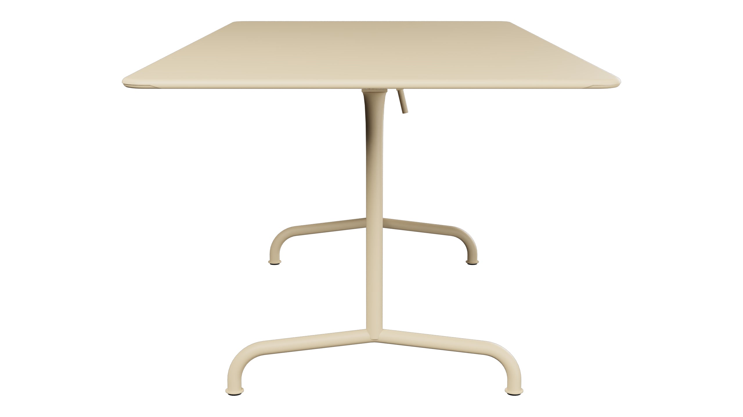 Rigi Metall-Gartentisch 180x90 klappbar in Pastellbraun präsentiert im Onlineshop von KAQTU Design AG. Gartentisch ist von Schaffner