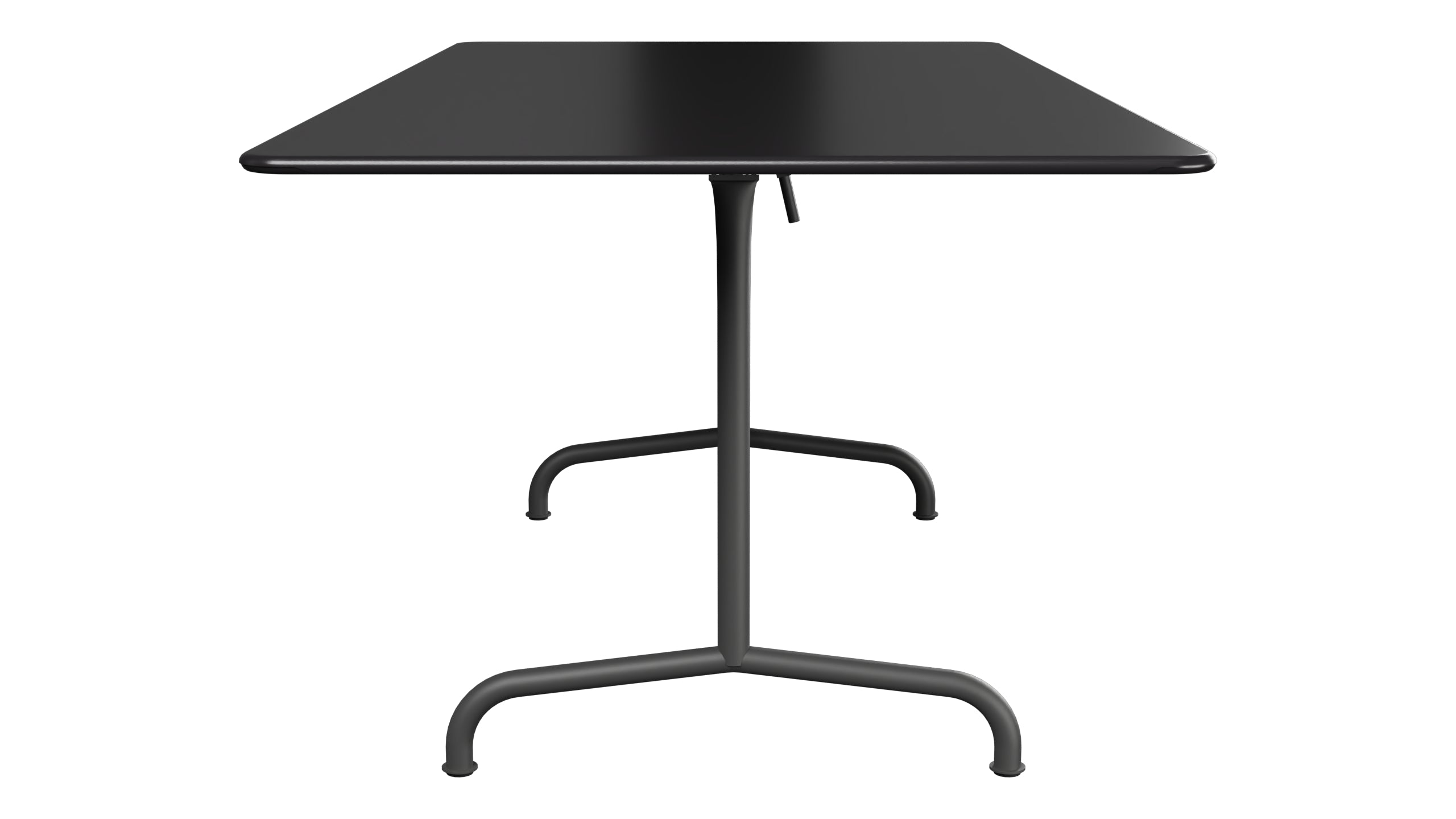 Rigi Metall-Gartentisch 180x90 klappbar in Schwarz präsentiert im Onlineshop von KAQTU Design AG. Gartentisch ist von Schaffner