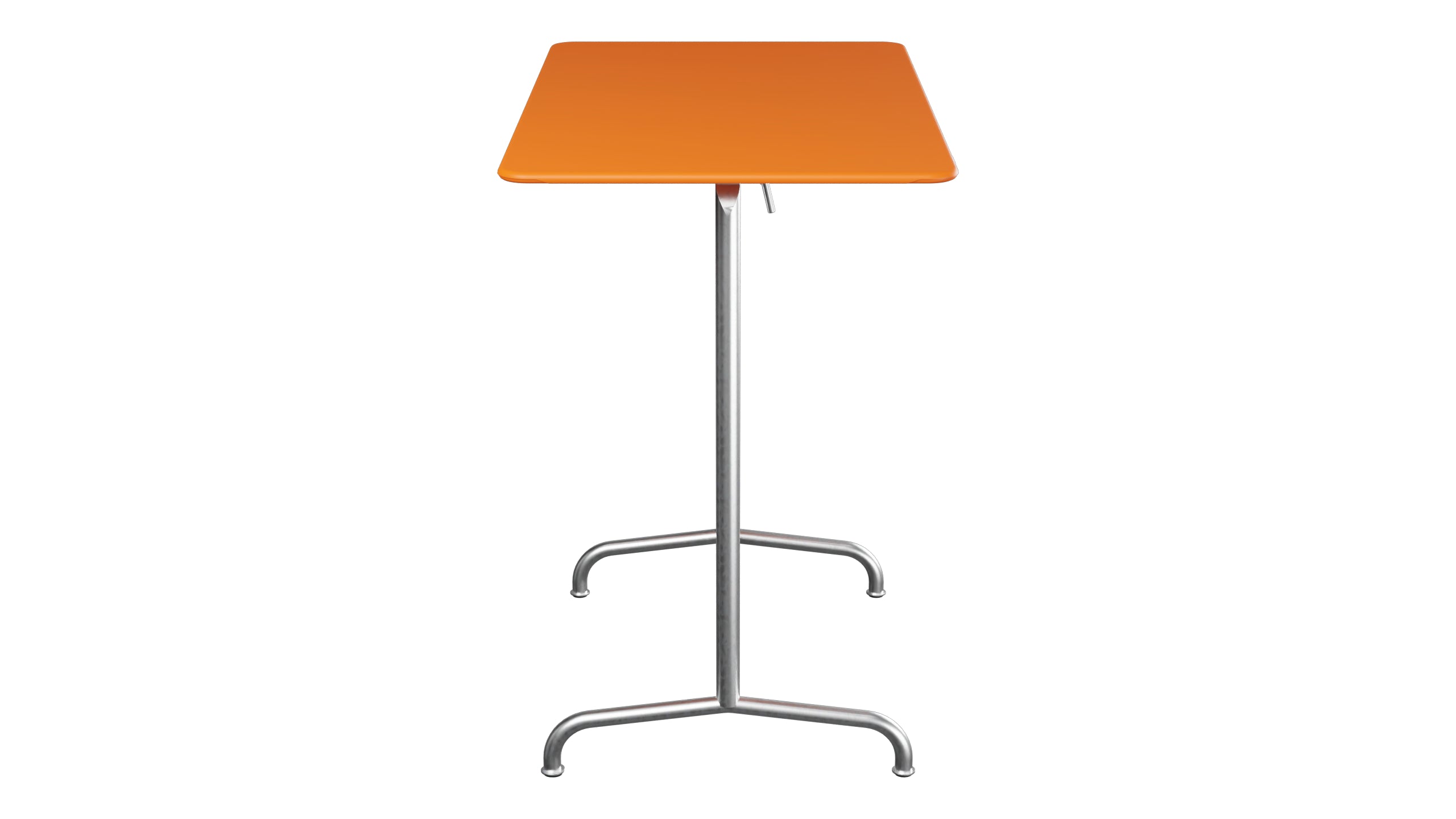 Rigi Metall-Stehtisch Outdoor 120x70 / 110 klappbar in Orange präsentiert im Onlineshop von KAQTU Design AG. Hochtisch Outdoor ist von Schaffner