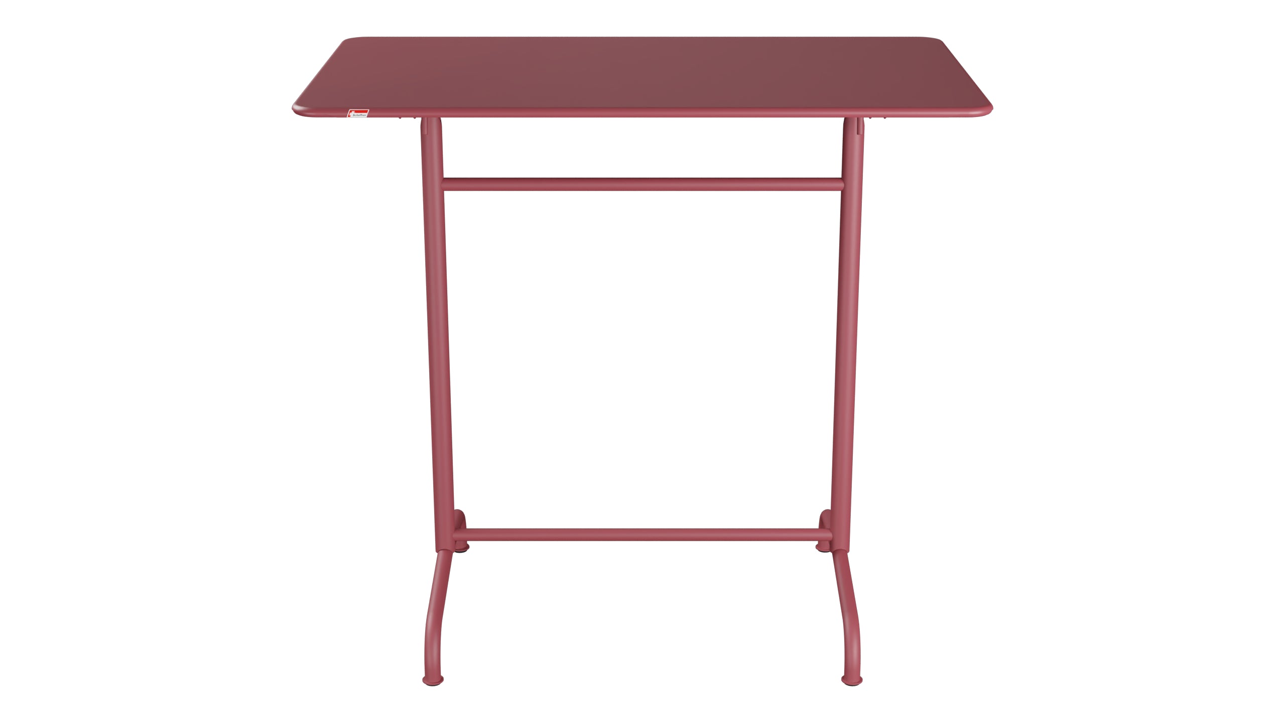 Rigi Metall-Stehtisch Outdoor 120x70 / 110 klappbar in Bordeaux präsentiert im Onlineshop von KAQTU Design AG. Hochtisch Outdoor ist von Schaffner