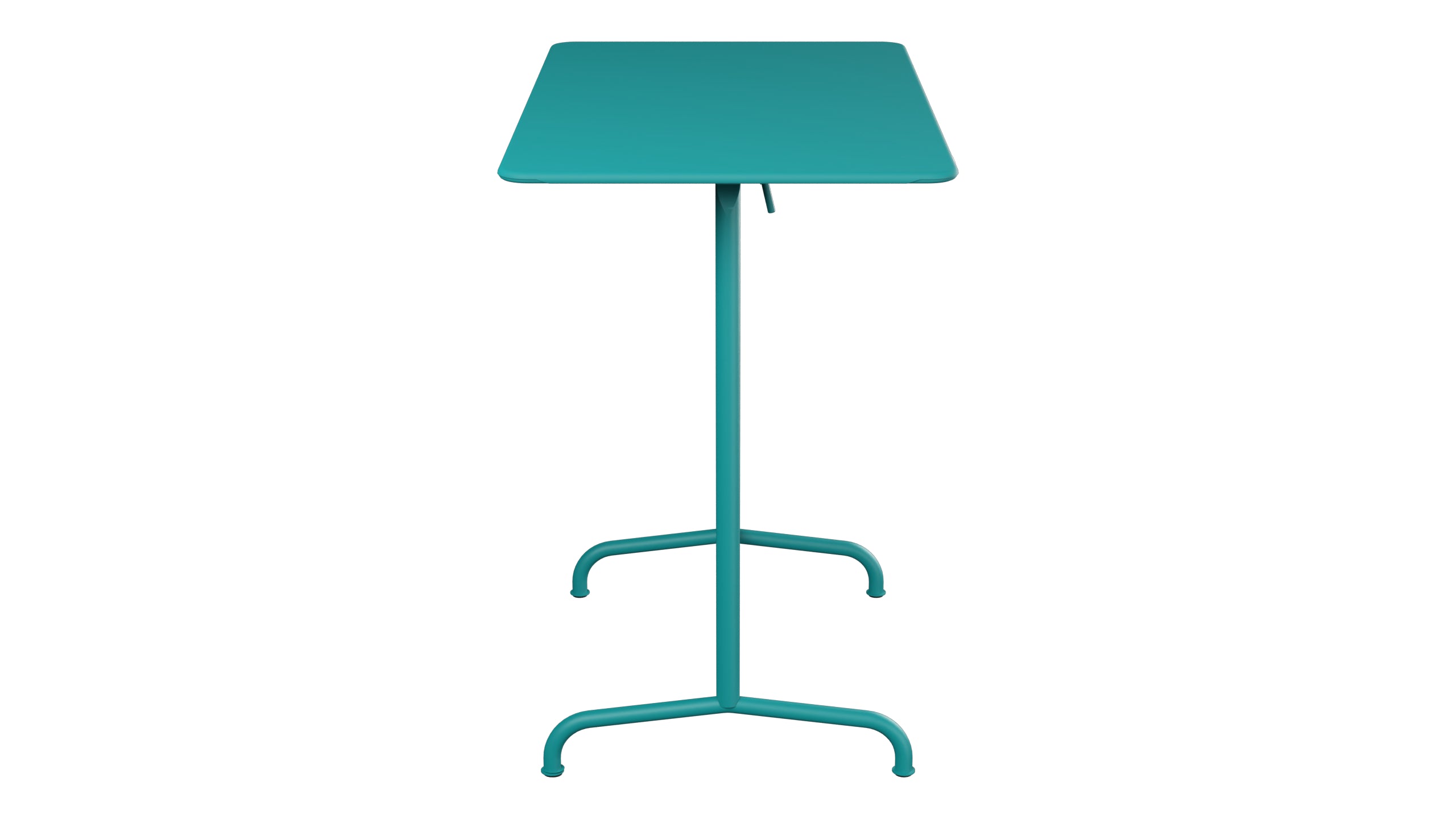 Rigi Metall-Stehtisch Outdoor 120x70 / 110 klappbar in Kaliblau präsentiert im Onlineshop von KAQTU Design AG. Hochtisch Outdoor ist von Schaffner