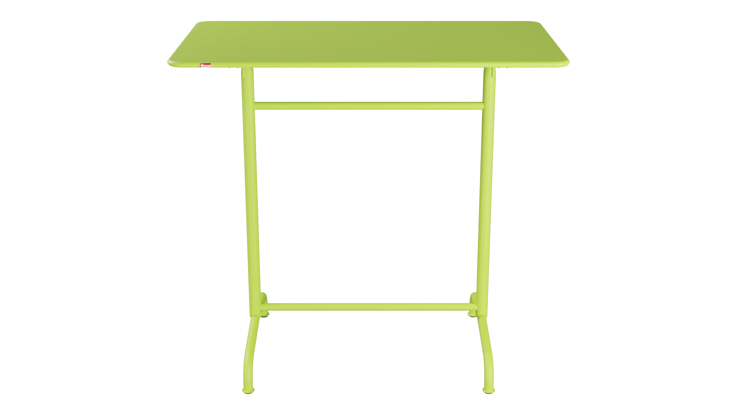 Rigi Metall-Stehtisch Outdoor 120x70 / 110 klappbar in Hellgrün präsentiert im Onlineshop von KAQTU Design AG. Hochtisch Outdoor ist von Schaffner