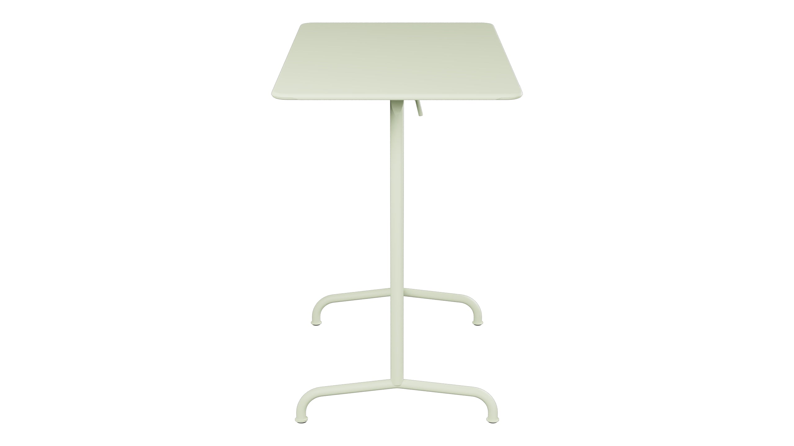 Rigi Metall-Stehtisch Outdoor 120x70 / 110 klappbar in Pastellgrün präsentiert im Onlineshop von KAQTU Design AG. Hochtisch Outdoor ist von Schaffner