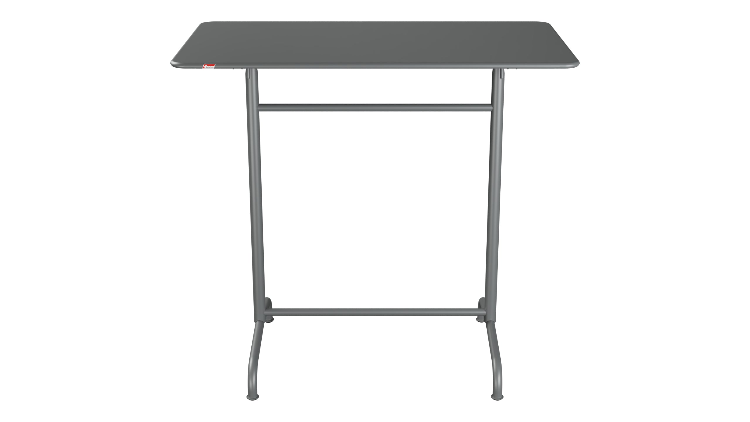 Rigi Metall-Stehtisch Outdoor 120x70 / 110 klappbar in Graphit präsentiert im Onlineshop von KAQTU Design AG. Hochtisch Outdoor ist von Schaffner