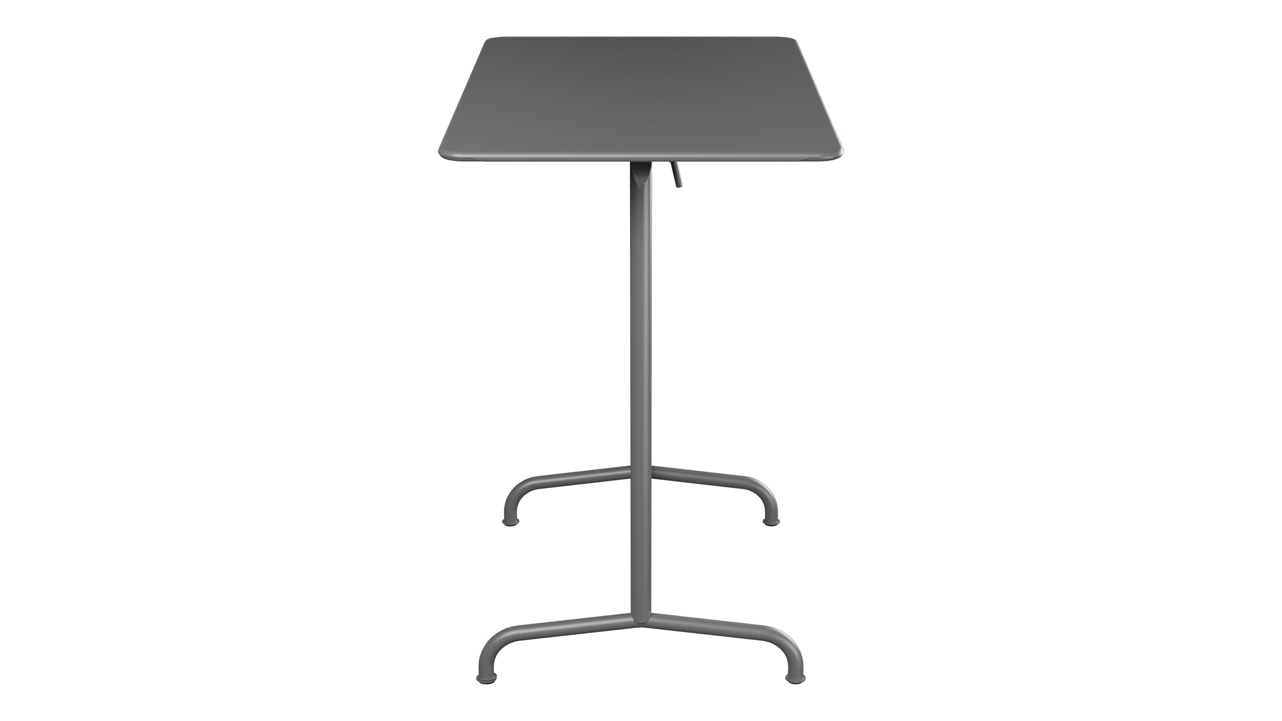 Rigi Metall-Stehtisch Outdoor 120x70 / 110 klappbar in Graphit präsentiert im Onlineshop von KAQTU Design AG. Hochtisch Outdoor ist von Schaffner