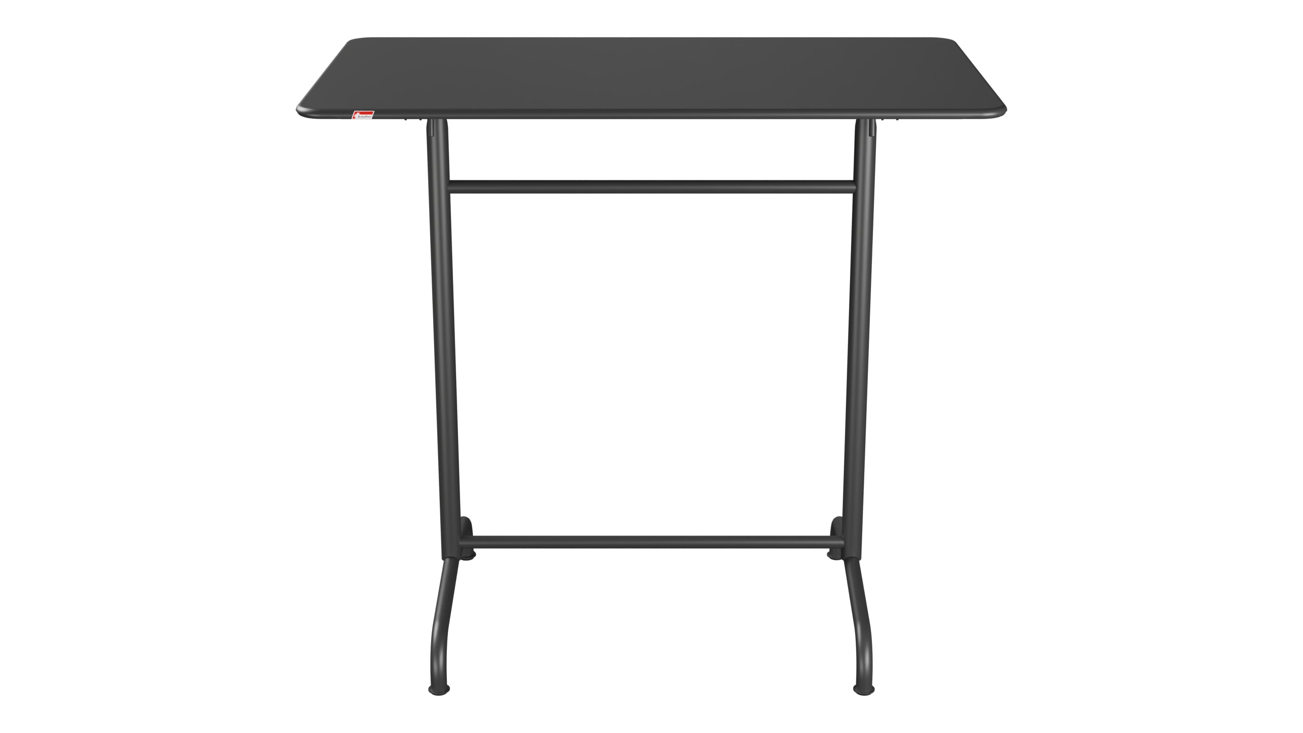 Rigi Metall-Stehtisch Outdoor 120x70 / 110 klappbar in Anthrazit präsentiert im Onlineshop von KAQTU Design AG. Hochtisch Outdoor ist von Schaffner