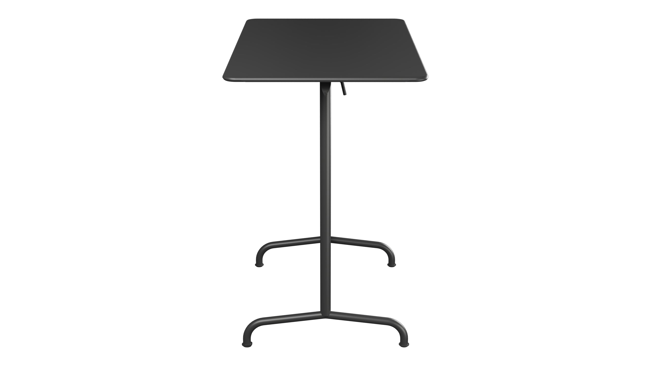 Rigi Metall-Stehtisch Outdoor 120x70 / 110 klappbar in Anthrazit präsentiert im Onlineshop von KAQTU Design AG. Hochtisch Outdoor ist von Schaffner