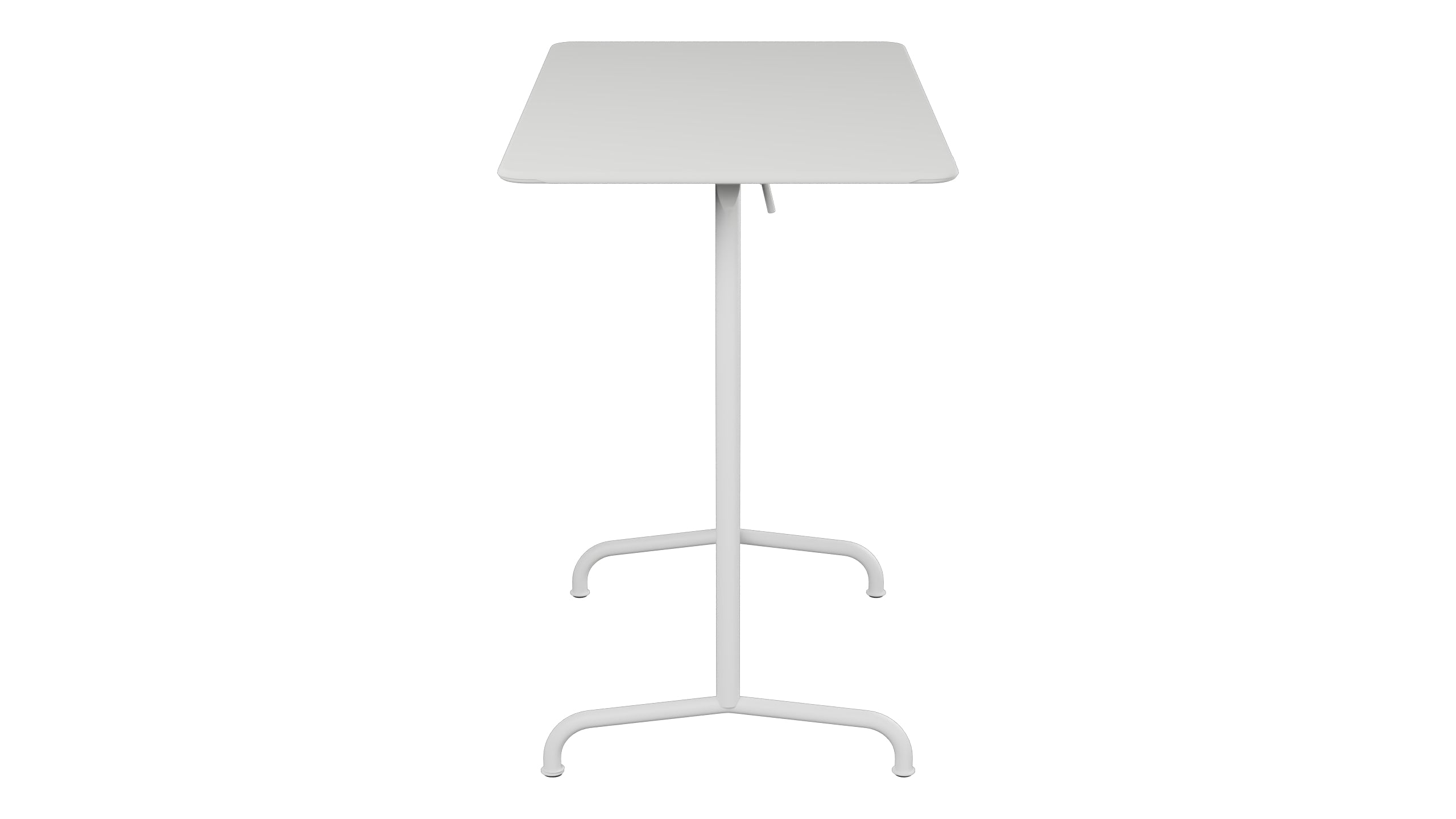 Rigi Metall-Stehtisch Outdoor 120x70 / 110 klappbar in Alusilber präsentiert im Onlineshop von KAQTU Design AG. Hochtisch Outdoor ist von Schaffner