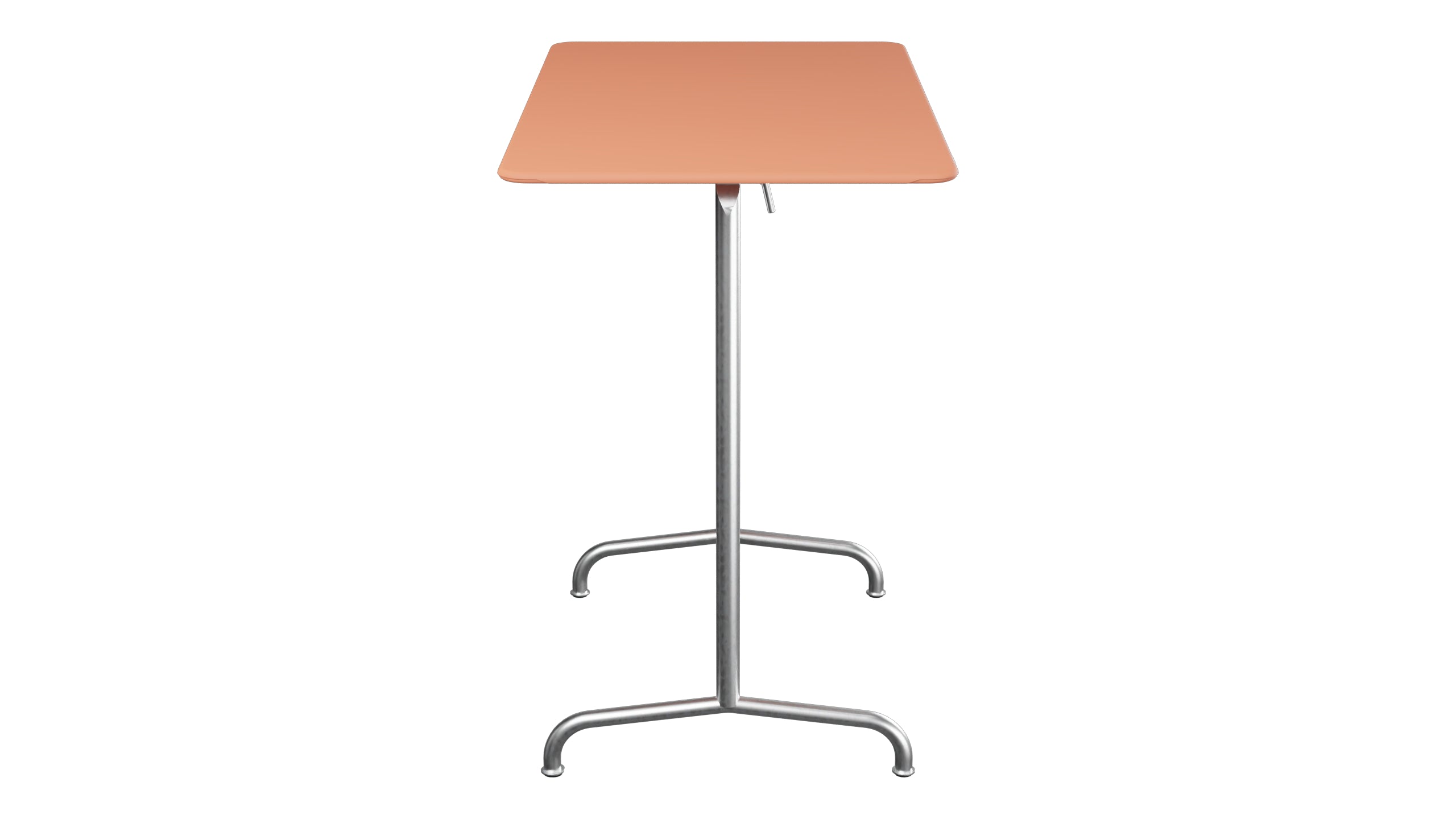 Rigi Metall-Stehtisch Outdoor 120x70 / 110 klappbar in Pastellterracotta präsentiert im Onlineshop von KAQTU Design AG. Hochtisch Outdoor ist von Schaffner