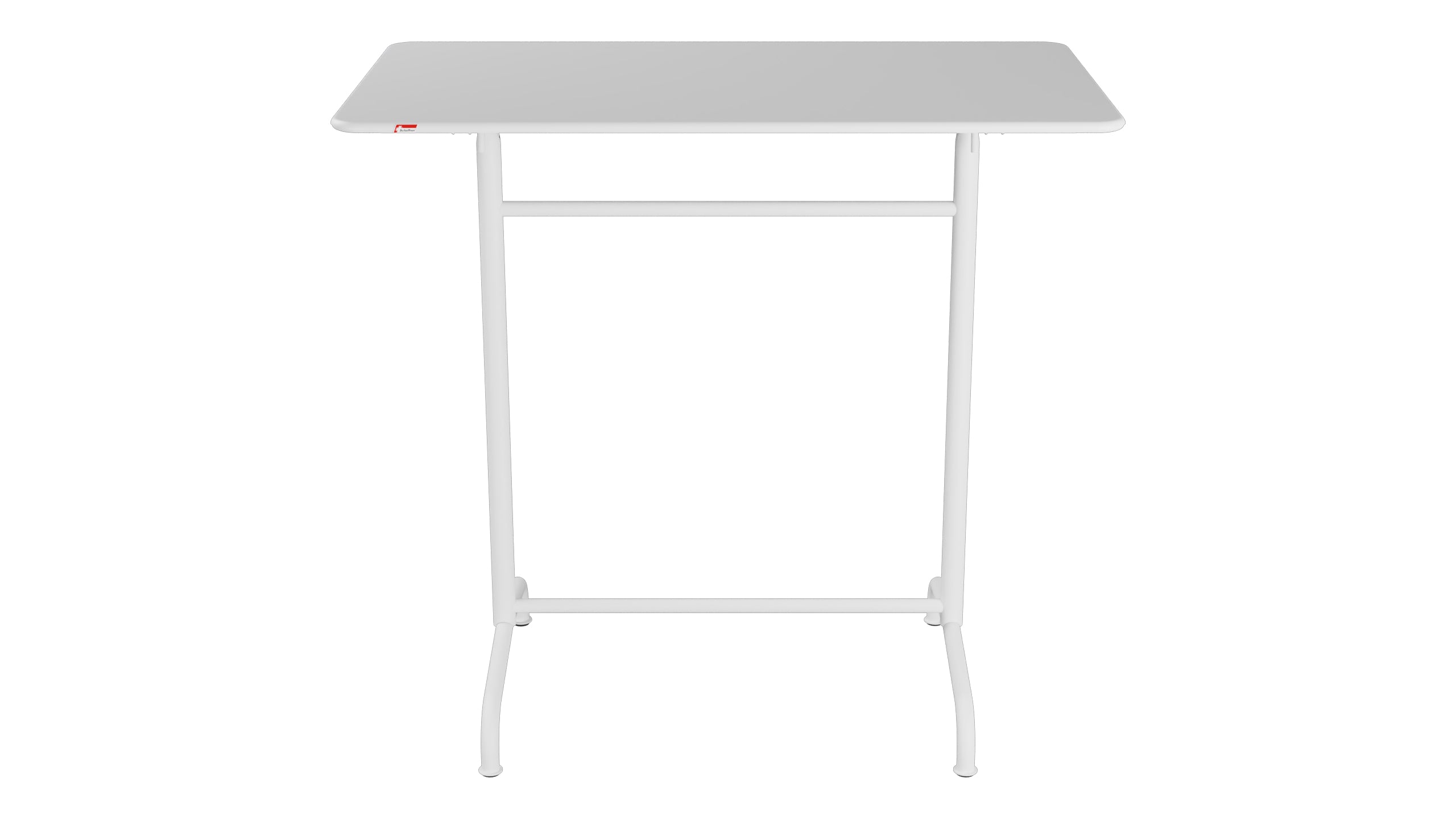 Rigi Metall-Stehtisch Outdoor 120x70 / 110 klappbar in Weiss präsentiert im Onlineshop von KAQTU Design AG. Hochtisch Outdoor ist von Schaffner