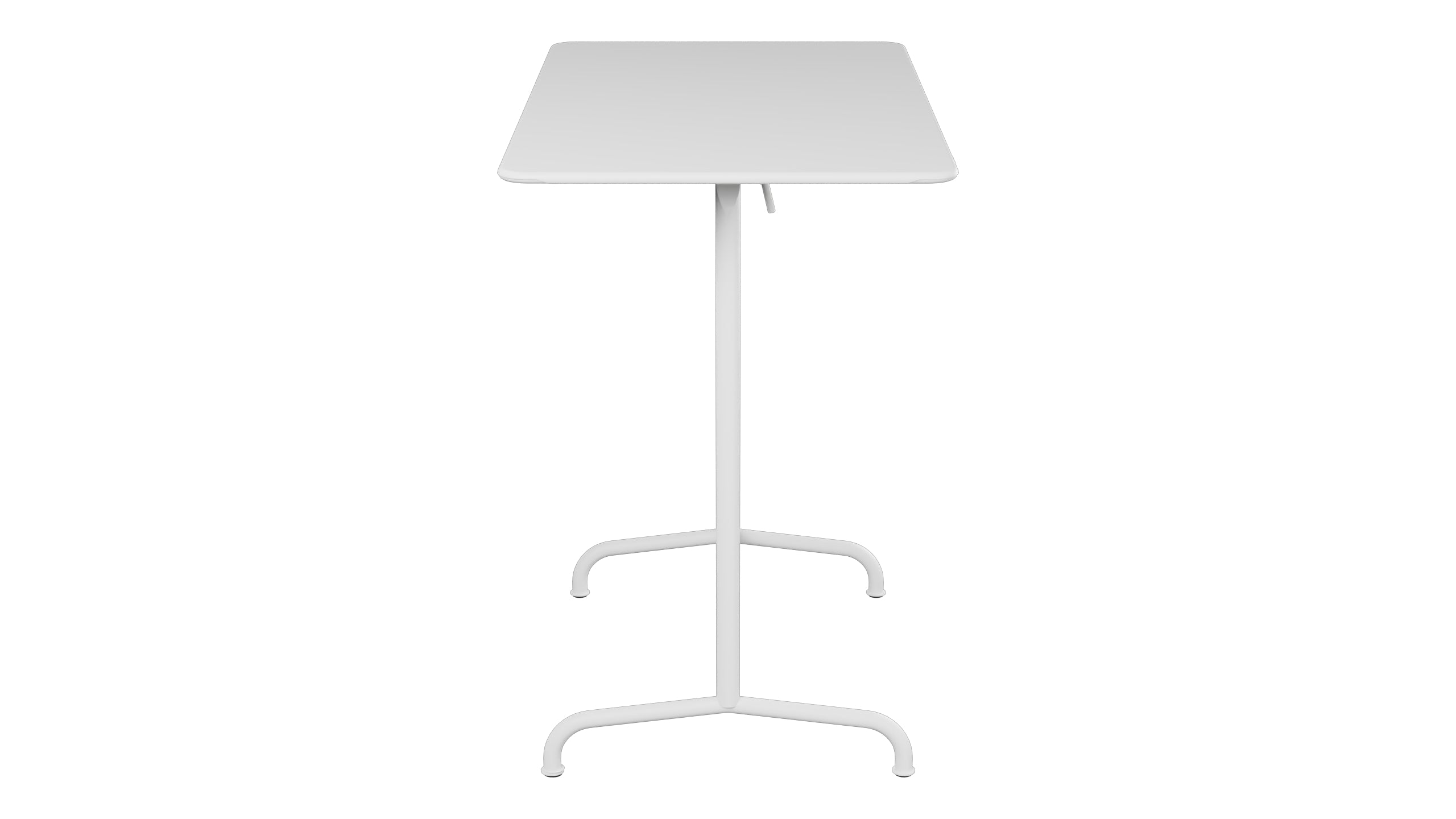 Rigi Metall-Stehtisch Outdoor 120x70 / 110 klappbar in Weiss präsentiert im Onlineshop von KAQTU Design AG. Hochtisch Outdoor ist von Schaffner