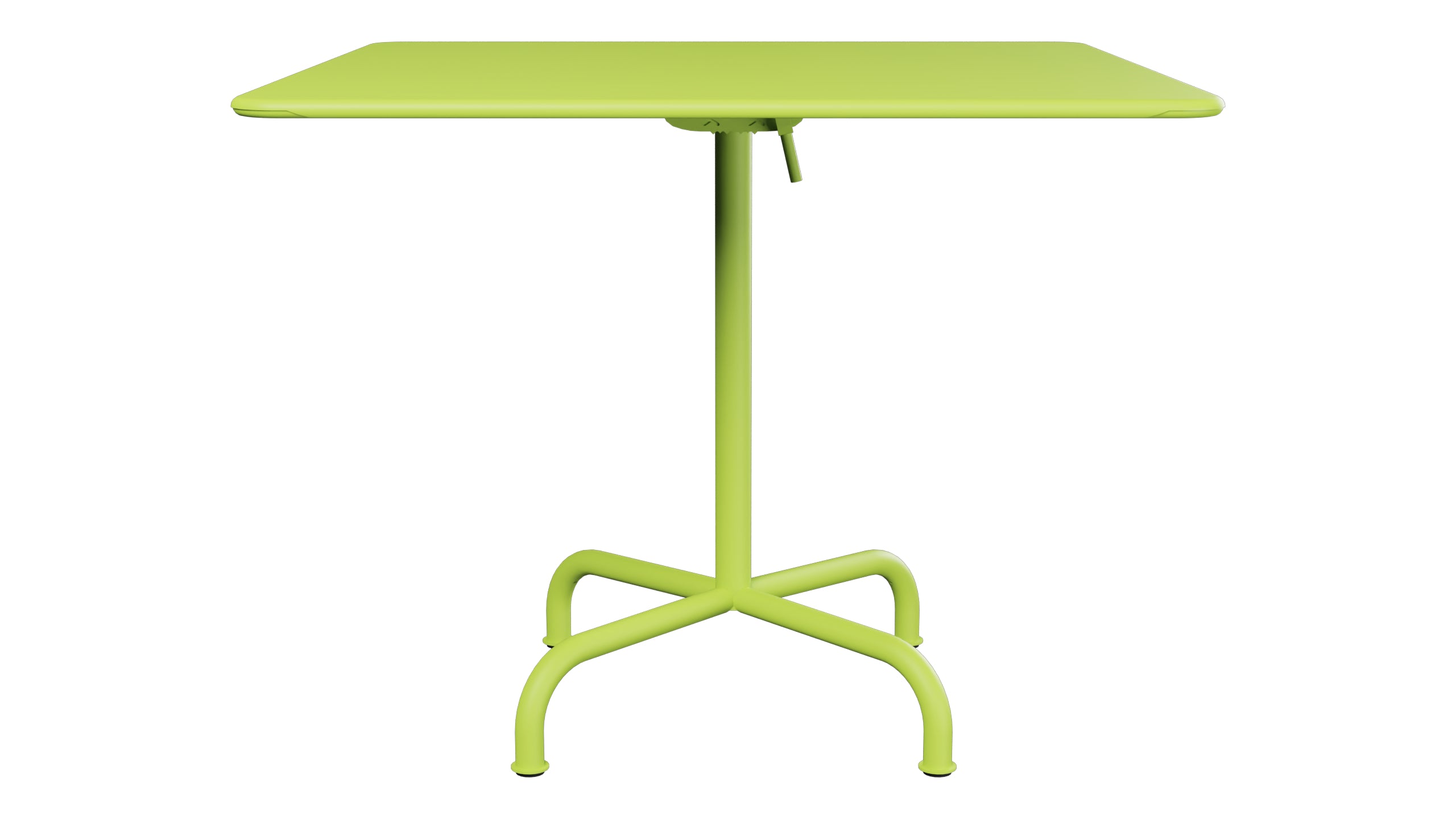 Rigi Metall-Gartentisch 90x90 klappbar in Hellgrün präsentiert im Onlineshop von KAQTU Design AG. Gartentisch ist von Schaffner