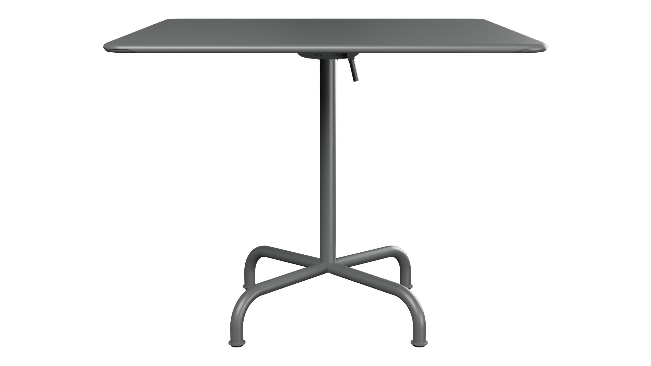 Rigi Metall-Gartentisch 90x90 klappbar in Graphit präsentiert im Onlineshop von KAQTU Design AG. Gartentisch ist von Schaffner