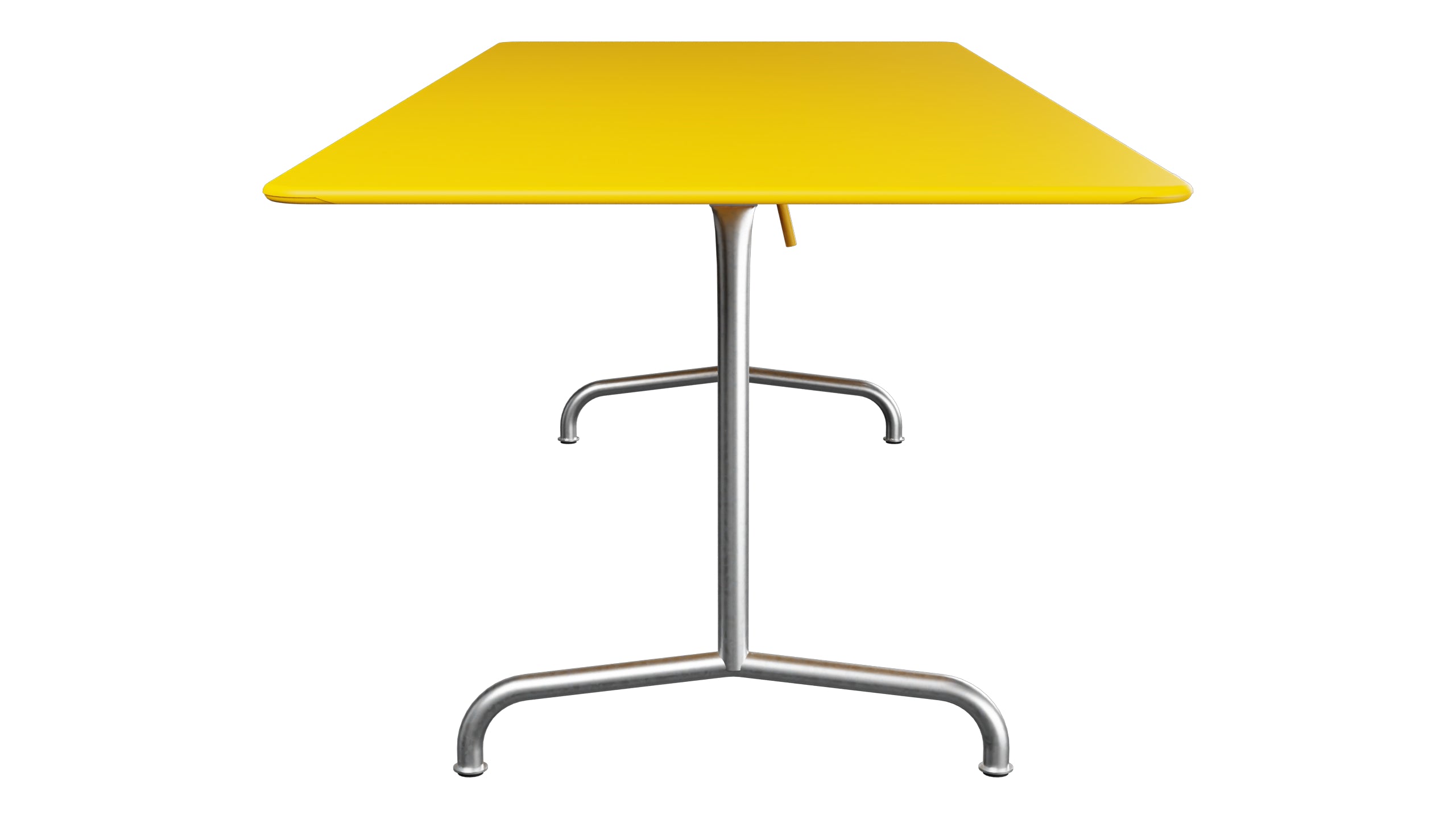 Rigi Metall-Gartentisch 240x90 klappbar in Gelb präsentiert im Onlineshop von KAQTU Design AG. Gartentisch ist von Schaffner