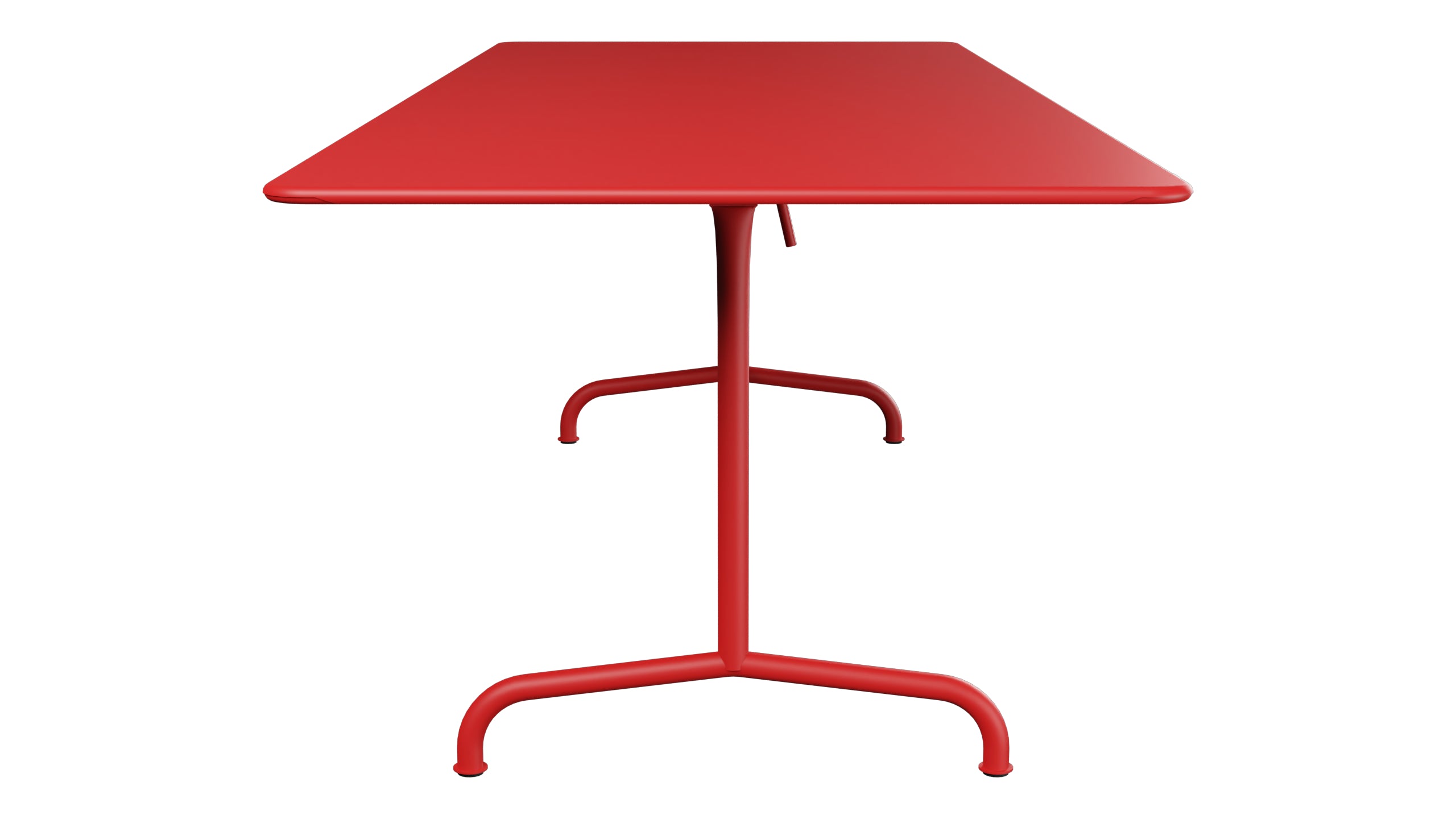 Rigi Metall-Gartentisch 240x90 klappbar in Rot präsentiert im Onlineshop von KAQTU Design AG. Gartentisch ist von Schaffner