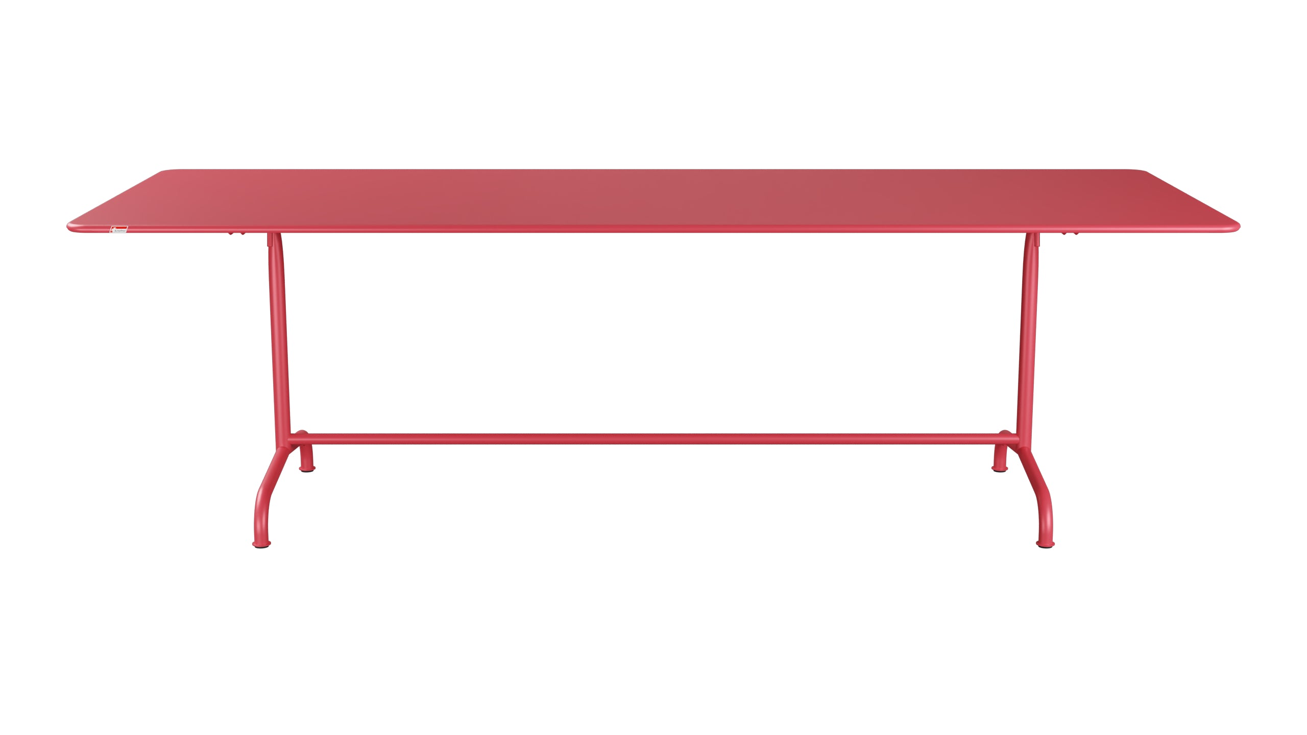 Rigi Metall-Gartentisch 240x90 klappbar in Ahornrot präsentiert im Onlineshop von KAQTU Design AG. Gartentisch ist von Schaffner
