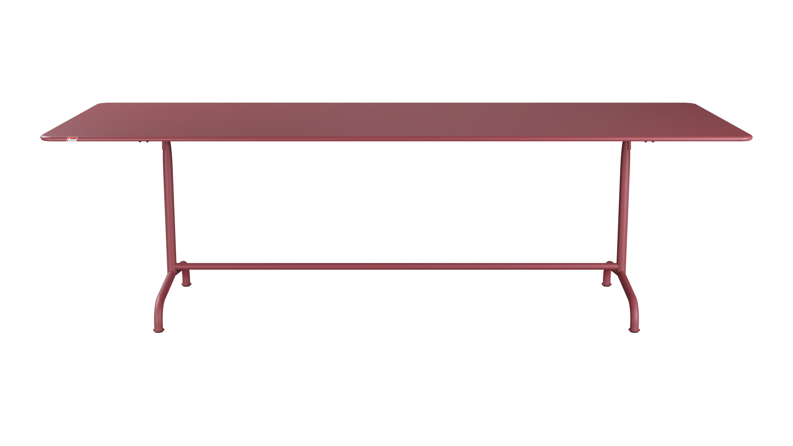 Rigi Metall-Gartentisch 240x90 klappbar in Bordeaux präsentiert im Onlineshop von KAQTU Design AG. Gartentisch ist von Schaffner