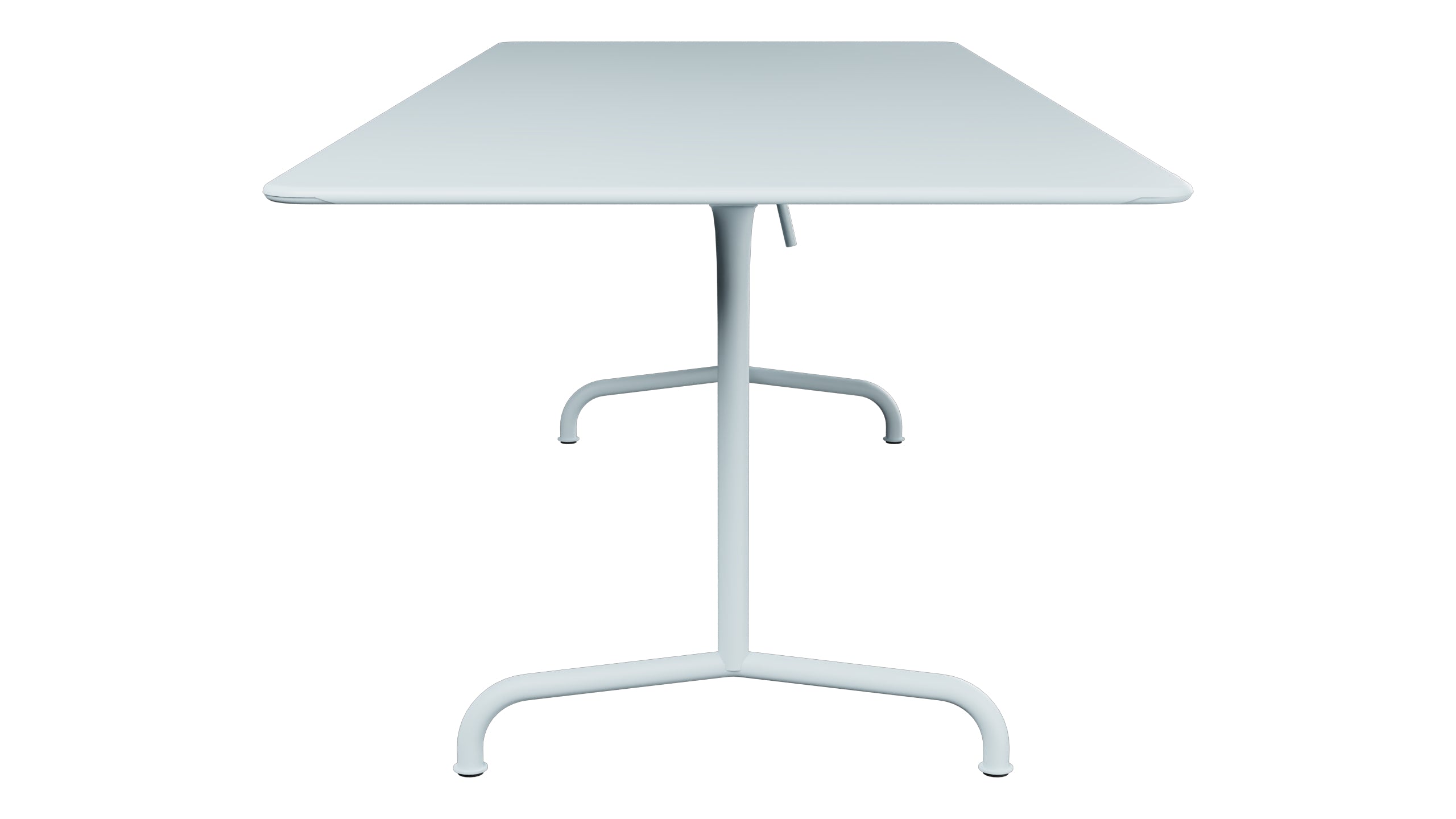 Rigi Metall-Gartentisch 240x90 klappbar in Pastellblau präsentiert im Onlineshop von KAQTU Design AG. Gartentisch ist von Schaffner
