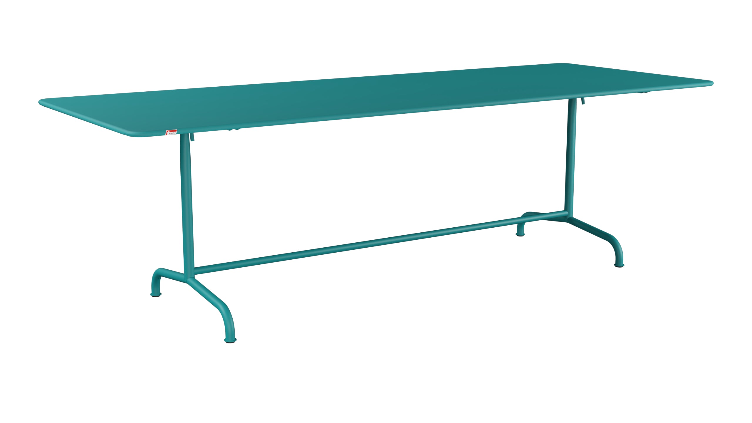 Rigi Metall-Gartentisch 240x90 klappbar in Kaliblau präsentiert im Onlineshop von KAQTU Design AG. Gartentisch ist von Schaffner