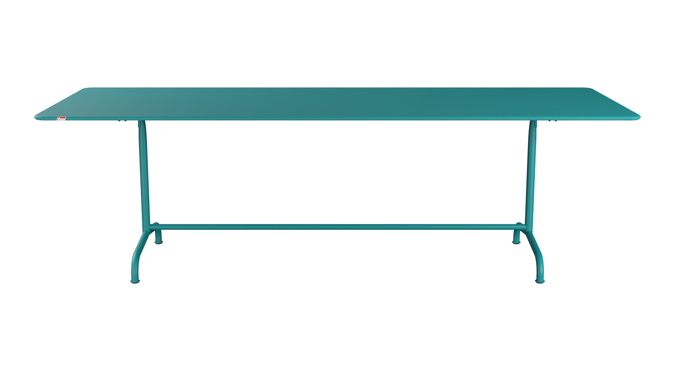 Rigi Metall-Gartentisch 240x90 klappbar in Kaliblau präsentiert im Onlineshop von KAQTU Design AG. Gartentisch ist von Schaffner
