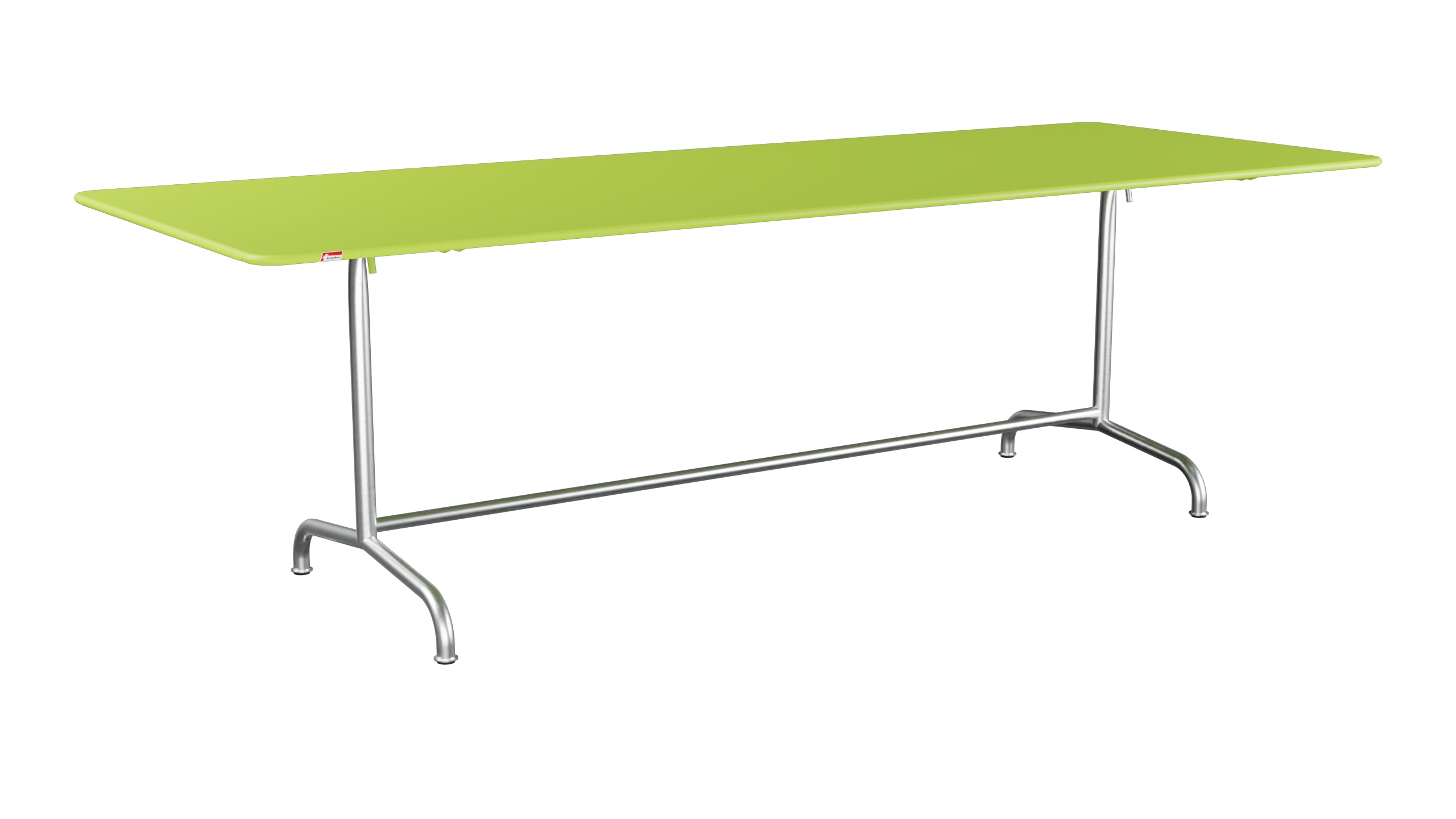 Rigi Metall-Gartentisch 240x90 klappbar in Hellgrün präsentiert im Onlineshop von KAQTU Design AG. Gartentisch ist von Schaffner
