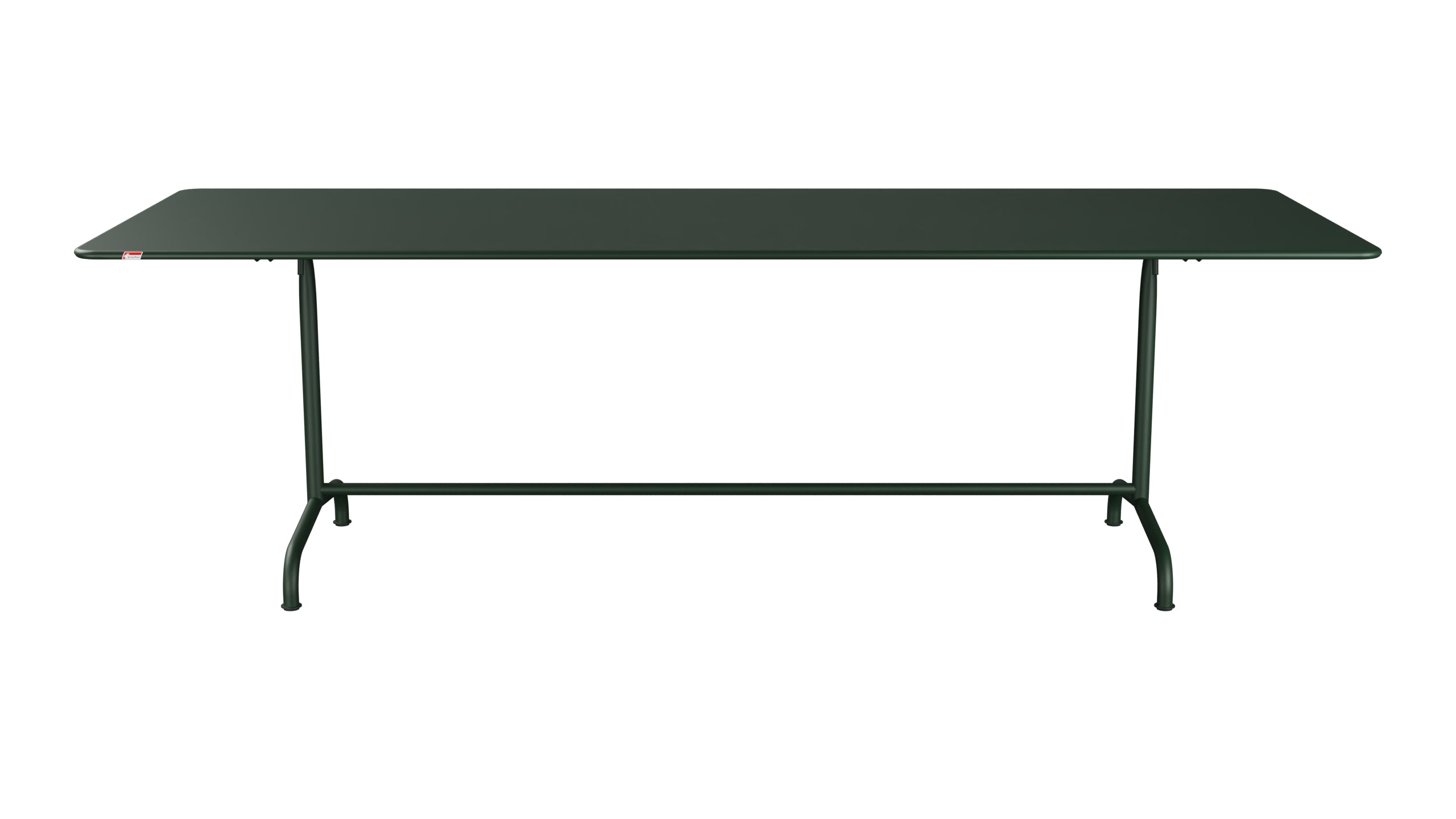 Rigi Metall-Gartentisch 240x90 klappbar in Tannengrün präsentiert im Onlineshop von KAQTU Design AG. Gartentisch ist von Schaffner