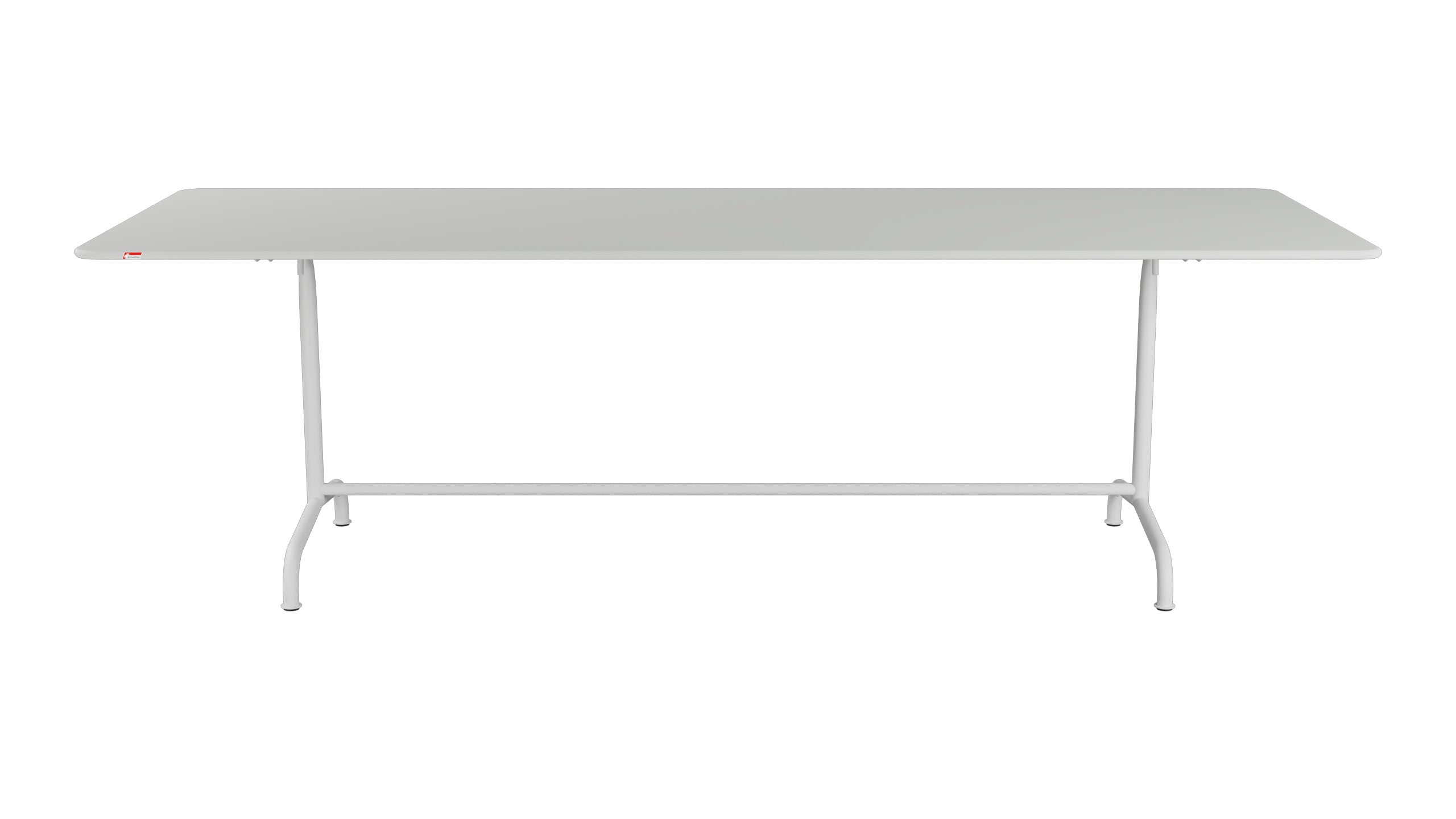 Rigi Metall-Gartentisch 240x90 klappbar in Alusilber präsentiert im Onlineshop von KAQTU Design AG. Gartentisch ist von Schaffner