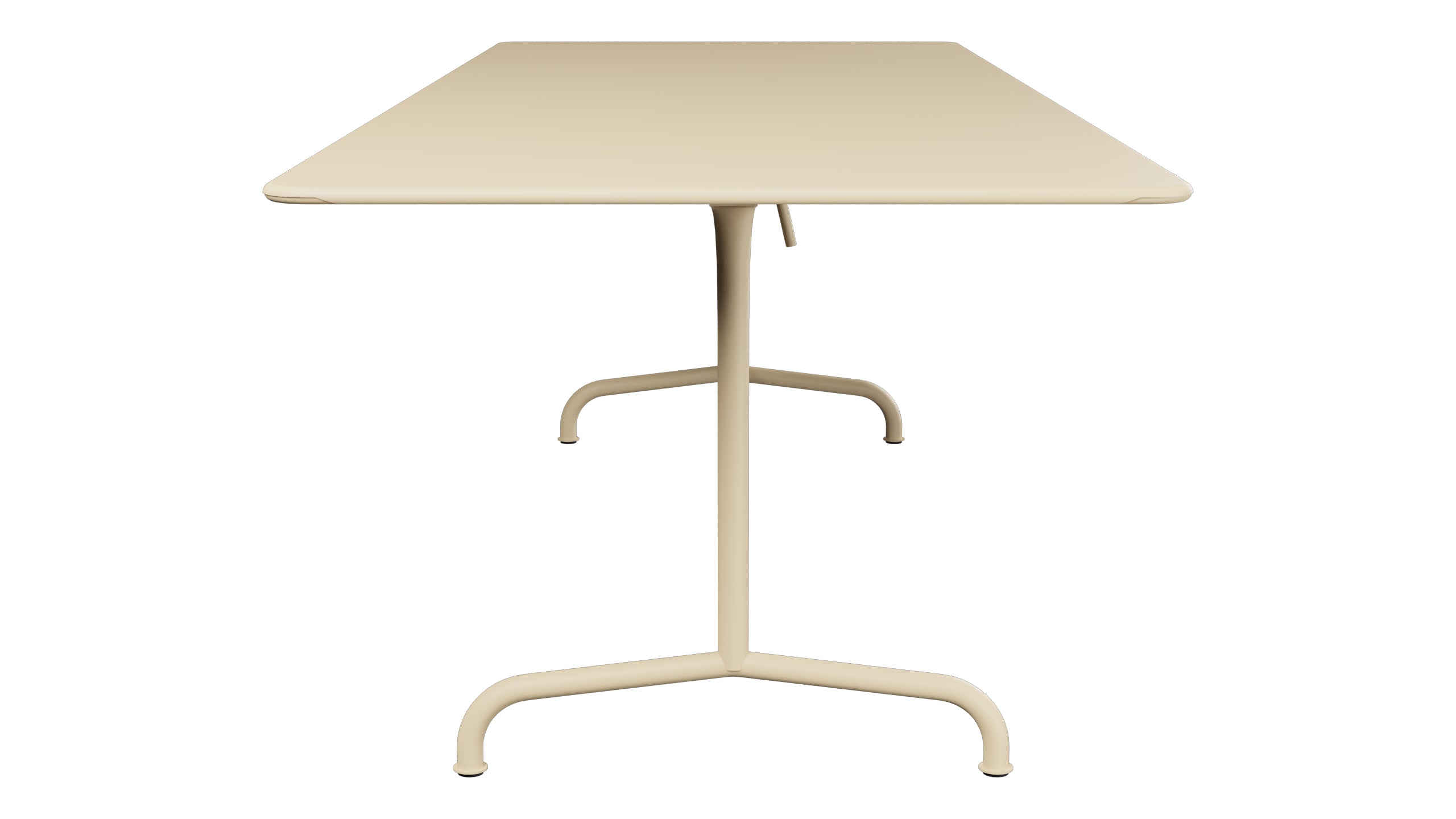 Rigi Metall-Gartentisch 240x90 klappbar in Pastellbraun präsentiert im Onlineshop von KAQTU Design AG. Gartentisch ist von Schaffner
