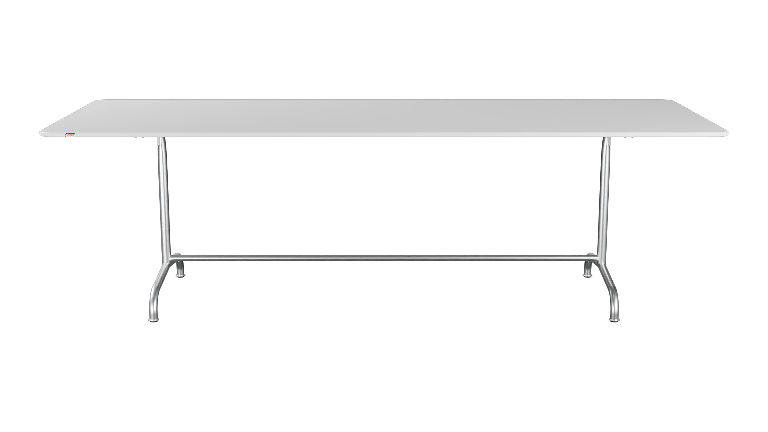Rigi Metall-Gartentisch 240x90 klappbar in Weiss präsentiert im Onlineshop von KAQTU Design AG. Gartentisch ist von Schaffner