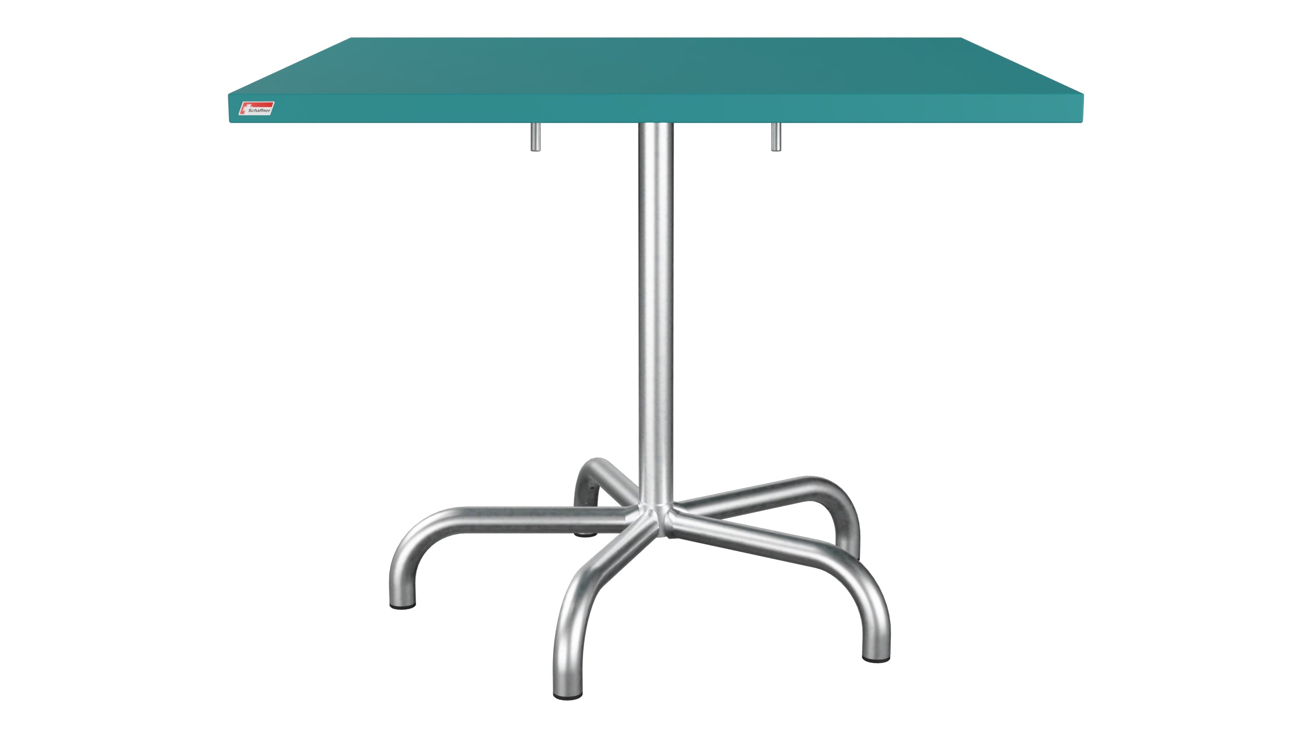 Säntis Metall-Gartentisch 90x90 klappbar in Kaliblau präsentiert im Onlineshop von KAQTU Design AG. Gartentisch ist von Schaffner