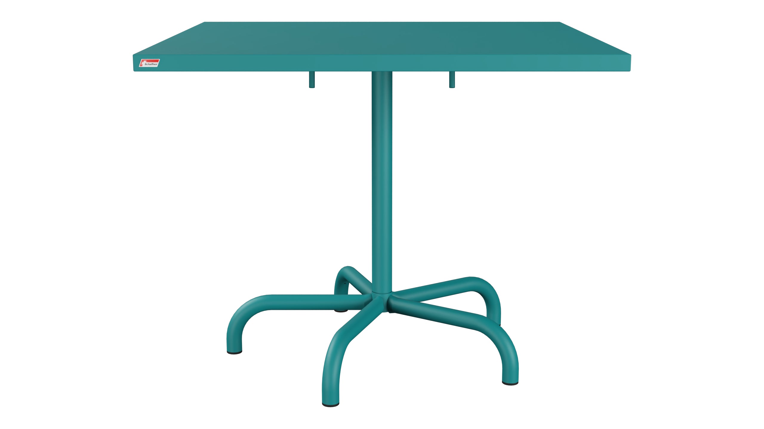 Säntis Metall-Gartentisch 90x90 klappbar in Kaliblau präsentiert im Onlineshop von KAQTU Design AG. Gartentisch ist von Schaffner