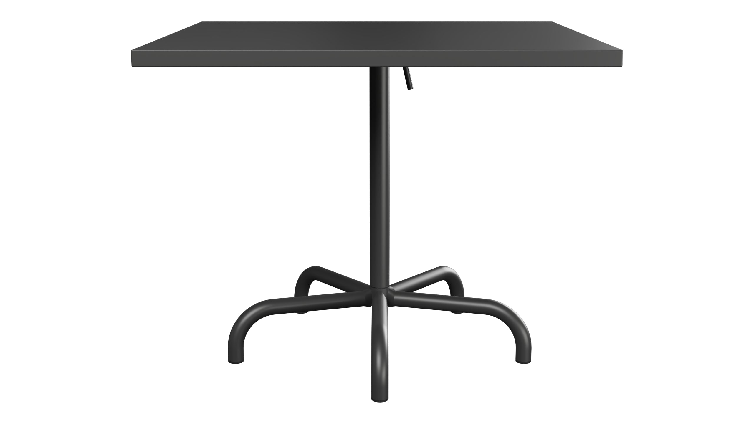 Säntis Metall-Gartentisch 90x90 klappbar in Anthrazit präsentiert im Onlineshop von KAQTU Design AG. Gartentisch ist von Schaffner