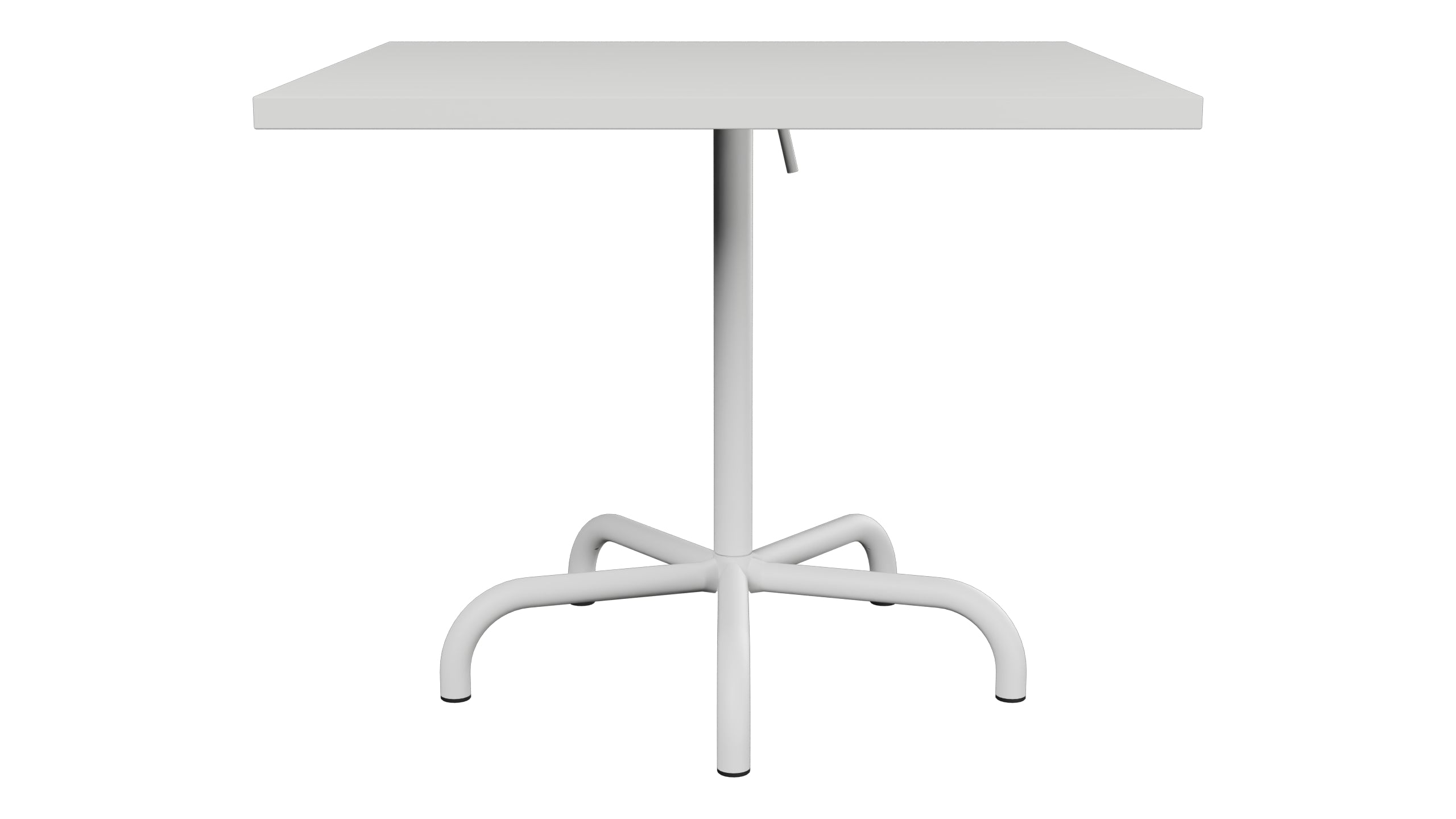 Säntis Metall-Gartentisch 90x90 klappbar in Alusilber präsentiert im Onlineshop von KAQTU Design AG. Gartentisch ist von Schaffner