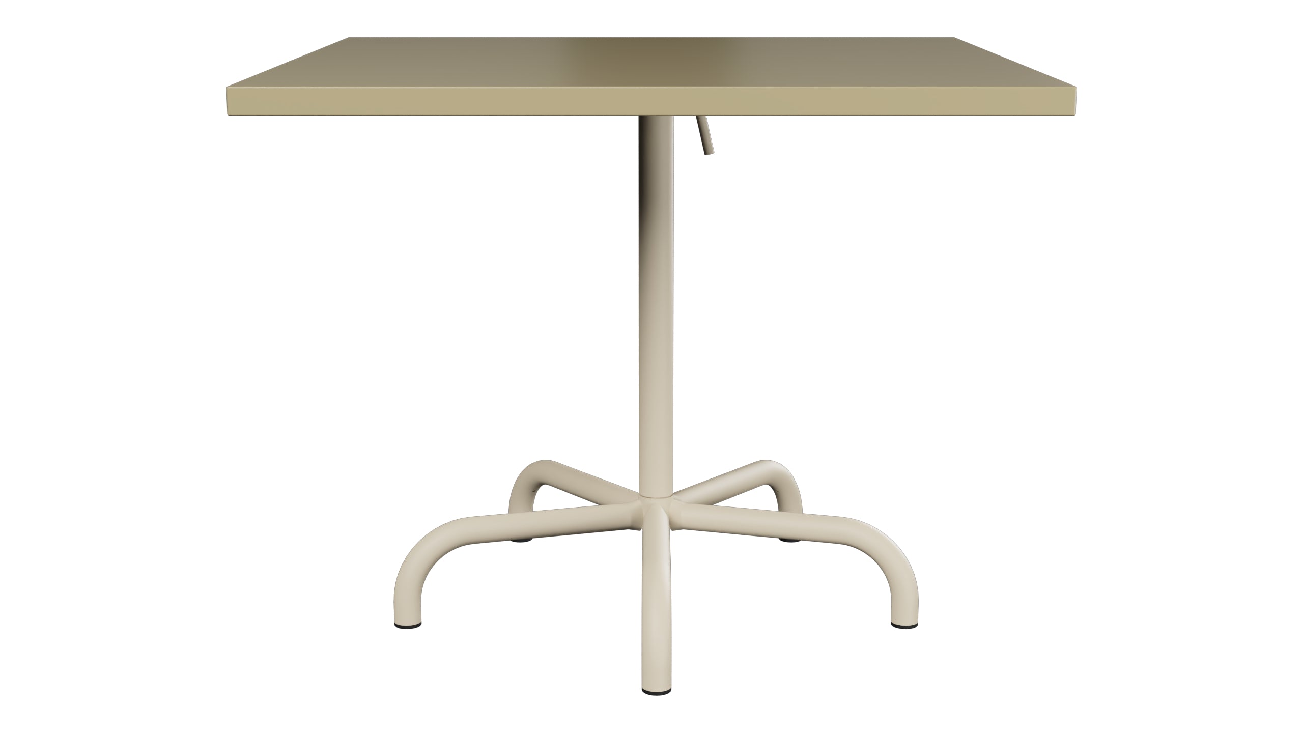 Säntis Metall-Gartentisch 90x90 klappbar in Champagner präsentiert im Onlineshop von KAQTU Design AG. Gartentisch ist von Schaffner