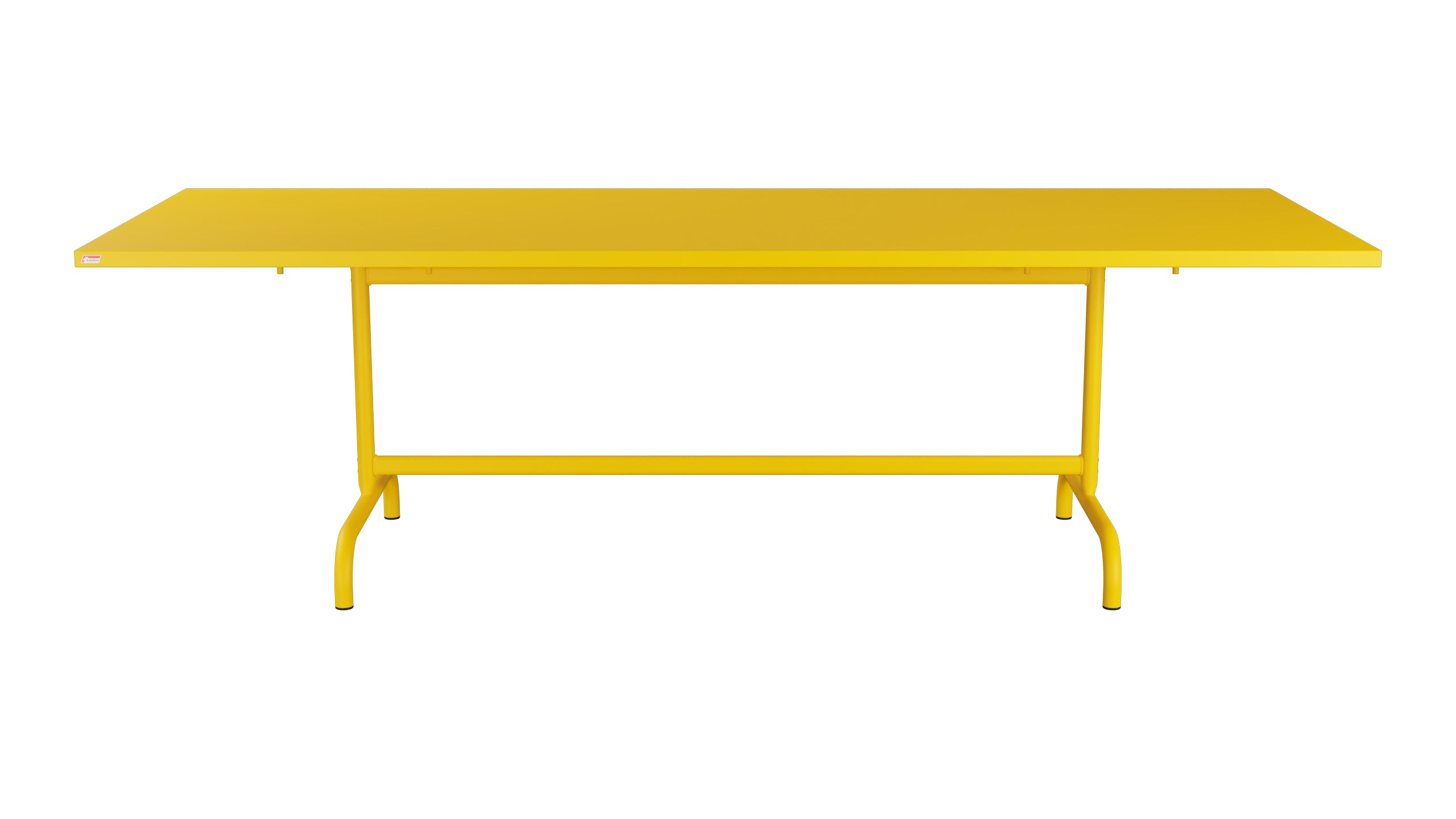 Säntis Metall-Gartentisch 240x90 klappbar in Gelb präsentiert im Onlineshop von KAQTU Design AG. Gartentisch ist von Schaffner