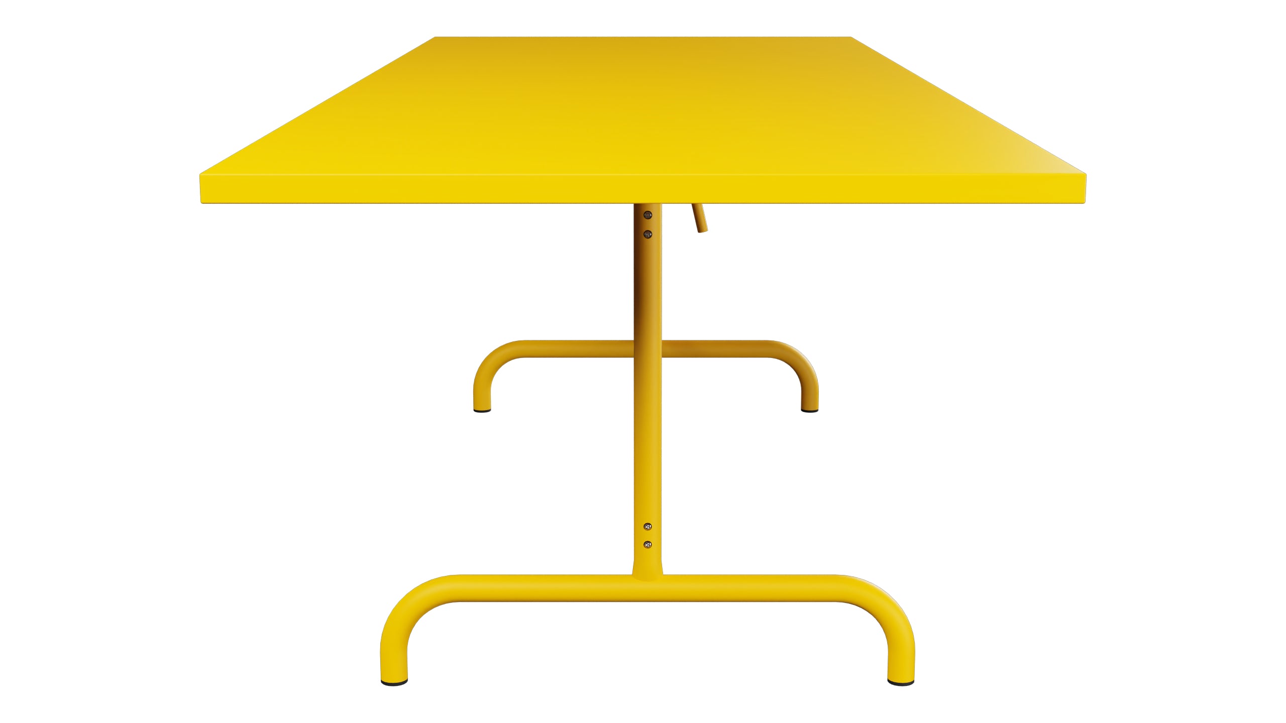 Säntis Metall-Gartentisch 240x90 klappbar in Gelb präsentiert im Onlineshop von KAQTU Design AG. Gartentisch ist von Schaffner