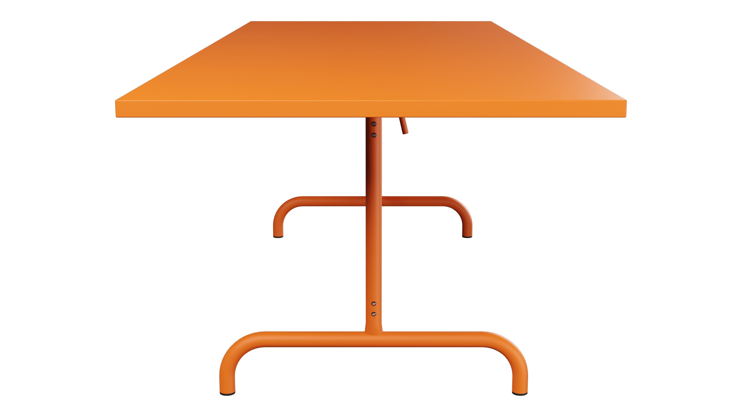 Säntis Metall-Gartentisch 240x90 klappbar in Orange präsentiert im Onlineshop von KAQTU Design AG. Gartentisch ist von Schaffner
