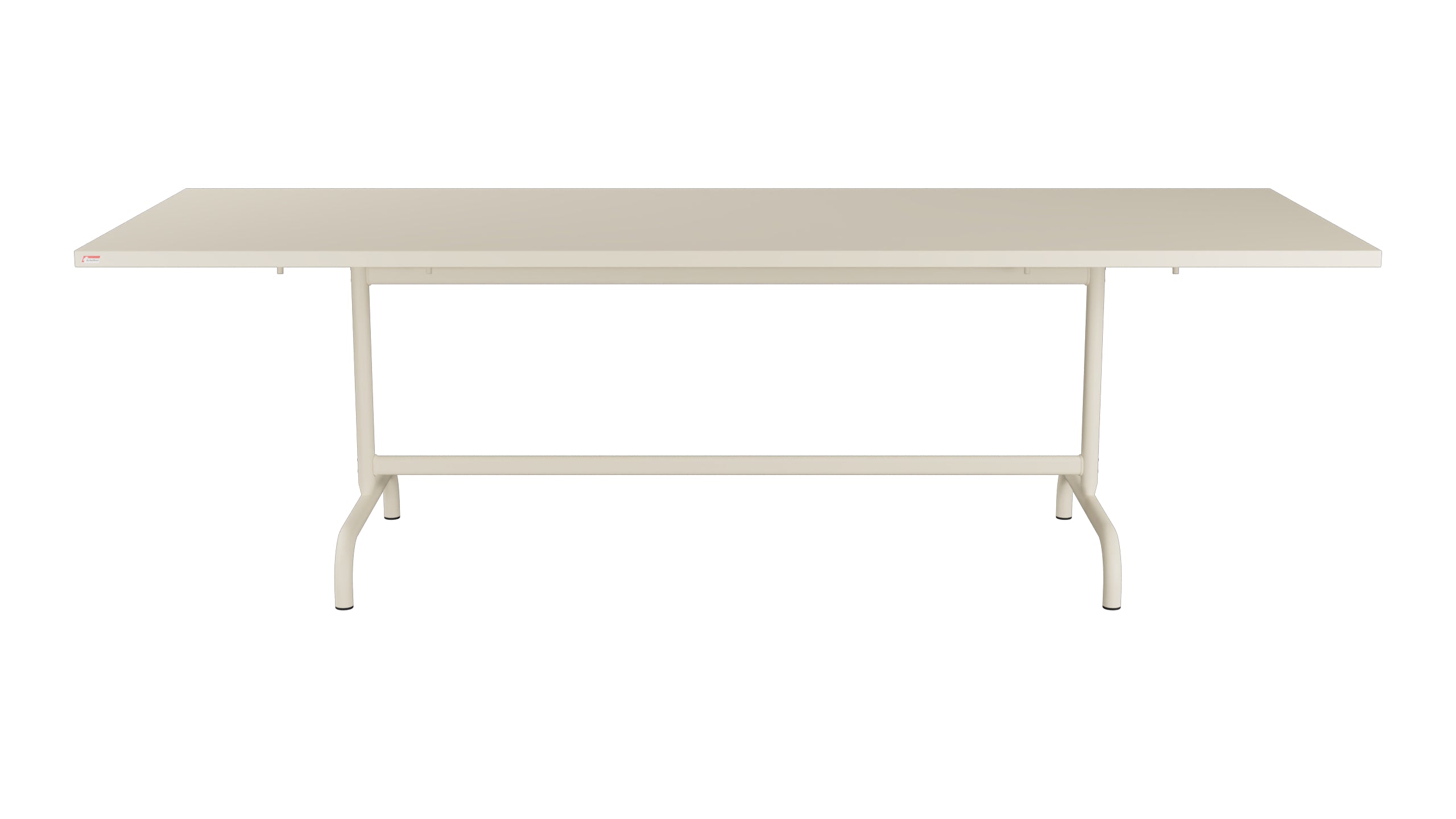Säntis Metall-Gartentisch 240x90 klappbar in Pastellsand präsentiert im Onlineshop von KAQTU Design AG. Gartentisch ist von Schaffner