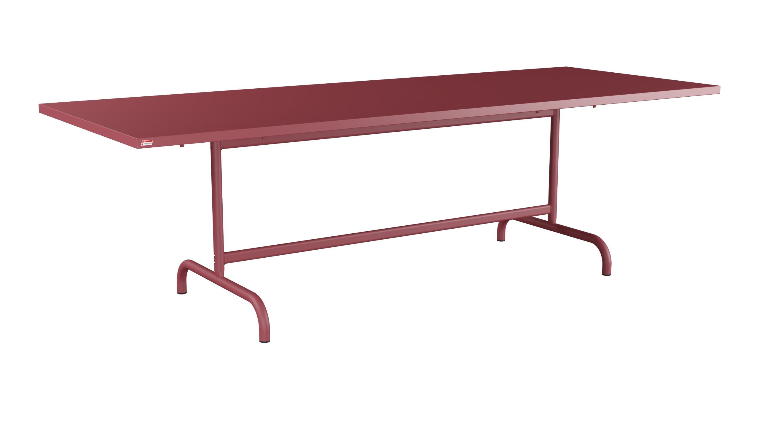 Säntis Metall-Gartentisch 240x90 klappbar in Bordeaux präsentiert im Onlineshop von KAQTU Design AG. Gartentisch ist von Schaffner