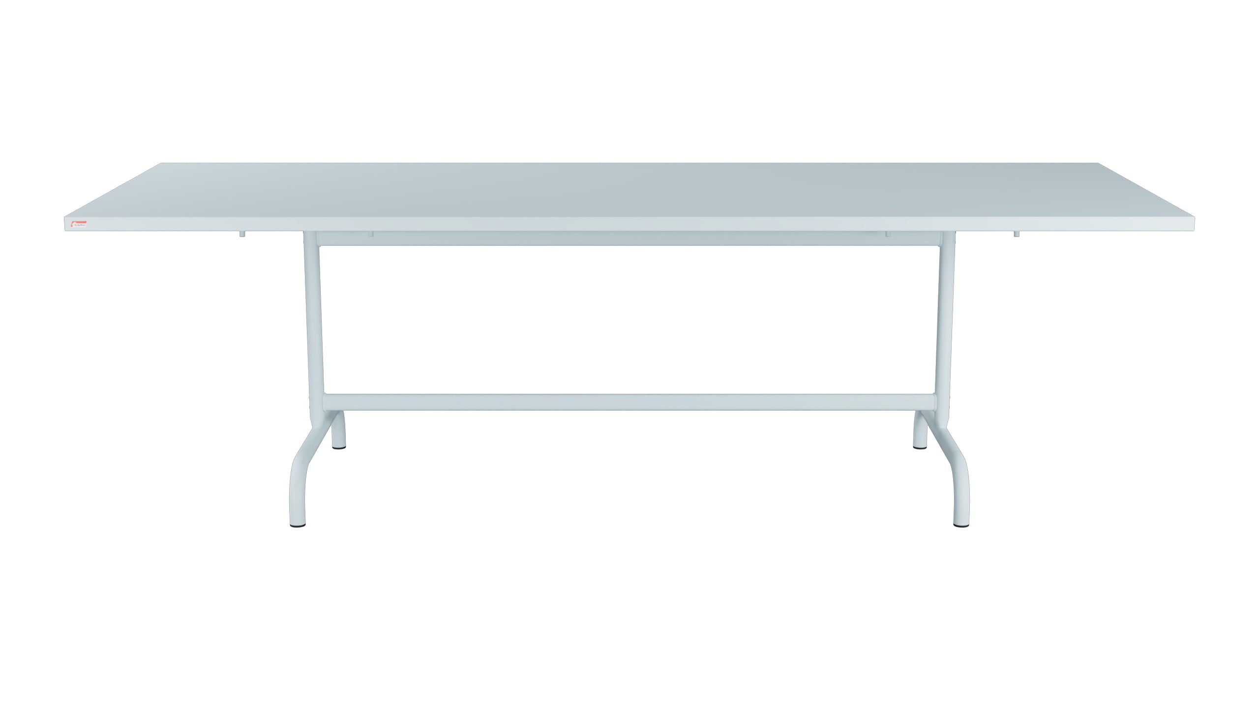Säntis Metall-Gartentisch 240x90 klappbar in Pastellblau präsentiert im Onlineshop von KAQTU Design AG. Gartentisch ist von Schaffner