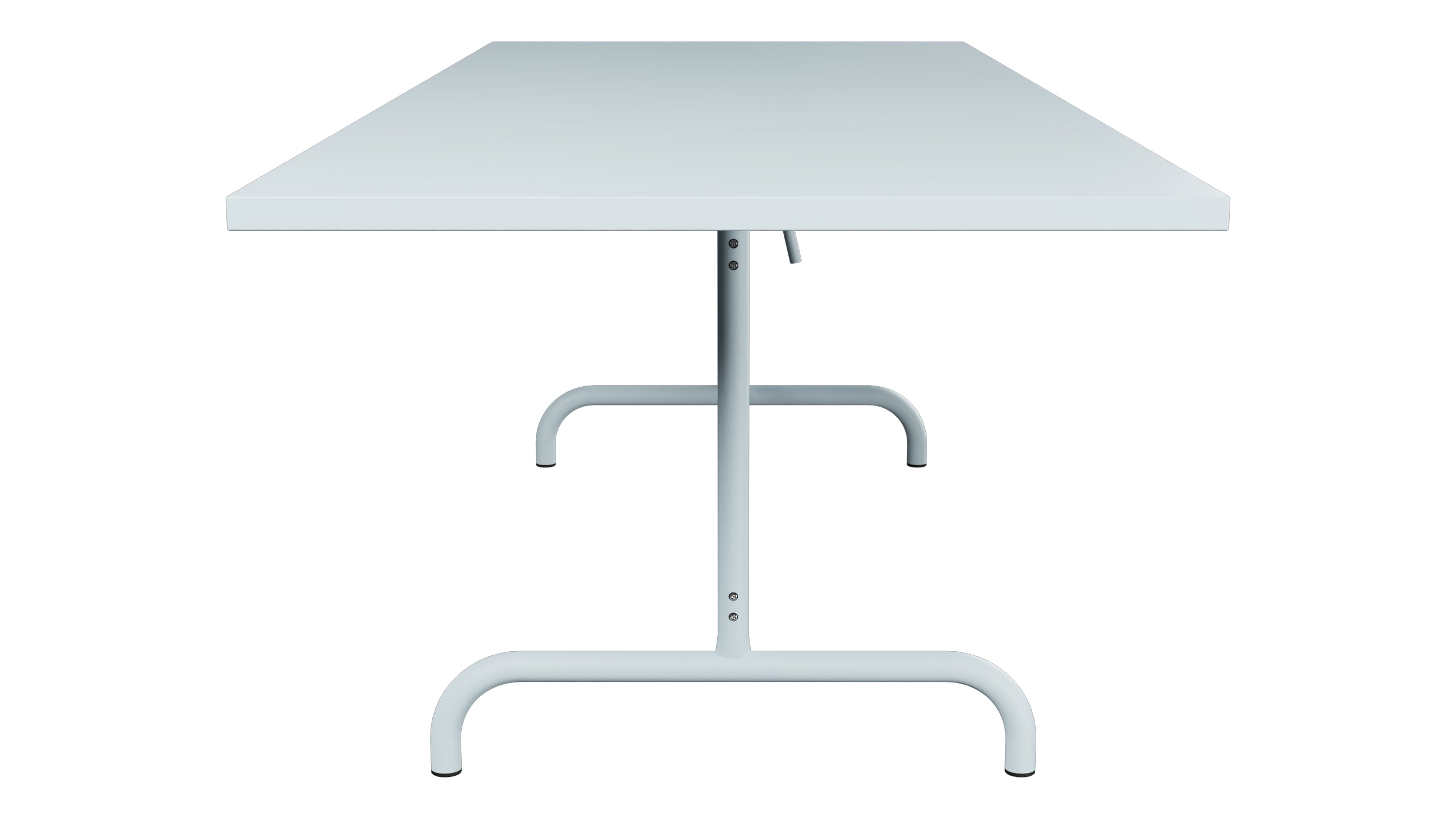 Säntis Metall-Gartentisch 240x90 klappbar in Pastellblau präsentiert im Onlineshop von KAQTU Design AG. Gartentisch ist von Schaffner