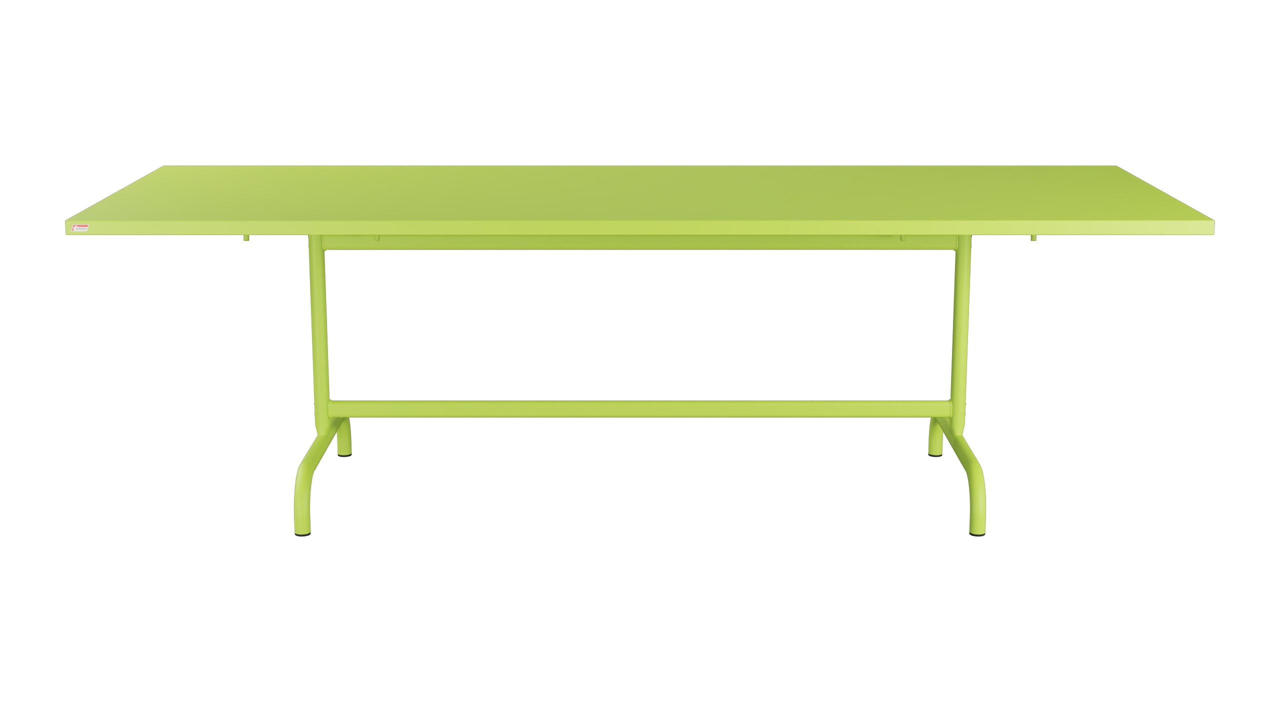 Säntis Metall-Gartentisch 240x90 klappbar in Hellgrün präsentiert im Onlineshop von KAQTU Design AG. Gartentisch ist von Schaffner