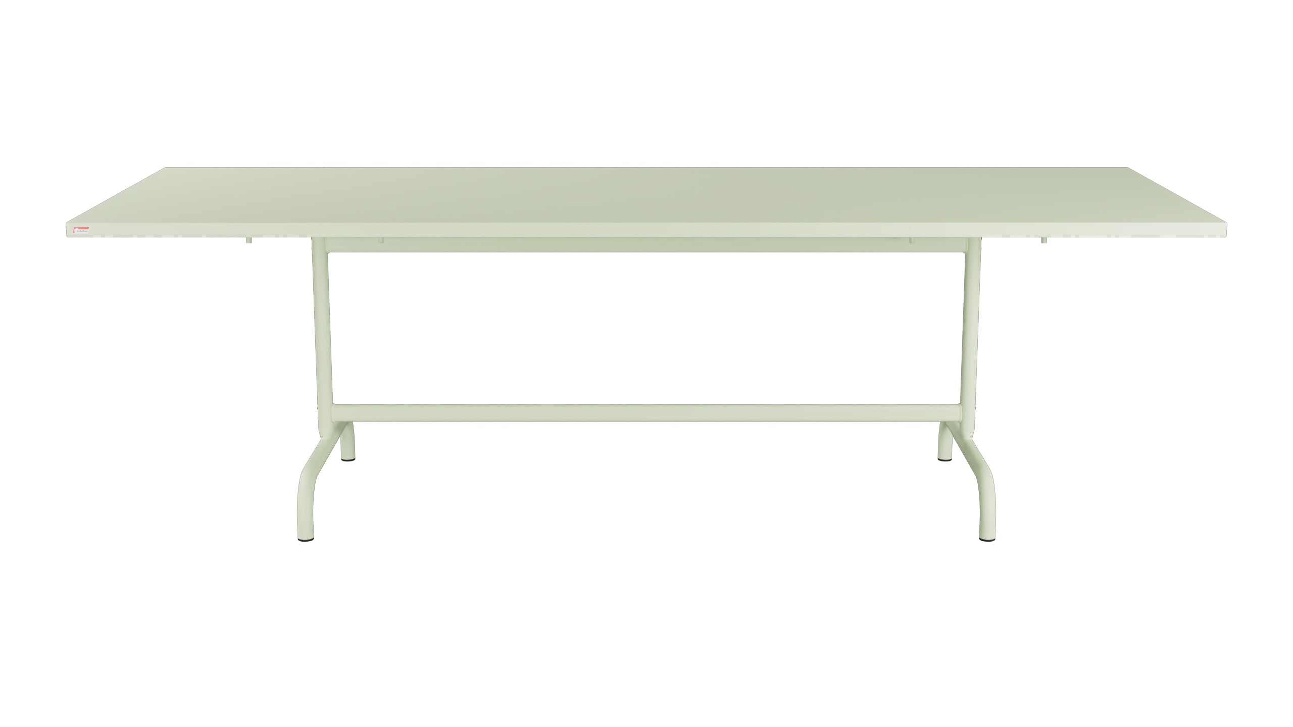 Säntis Metall-Gartentisch 240x90 klappbar in Pastellgrün präsentiert im Onlineshop von KAQTU Design AG. Gartentisch ist von Schaffner