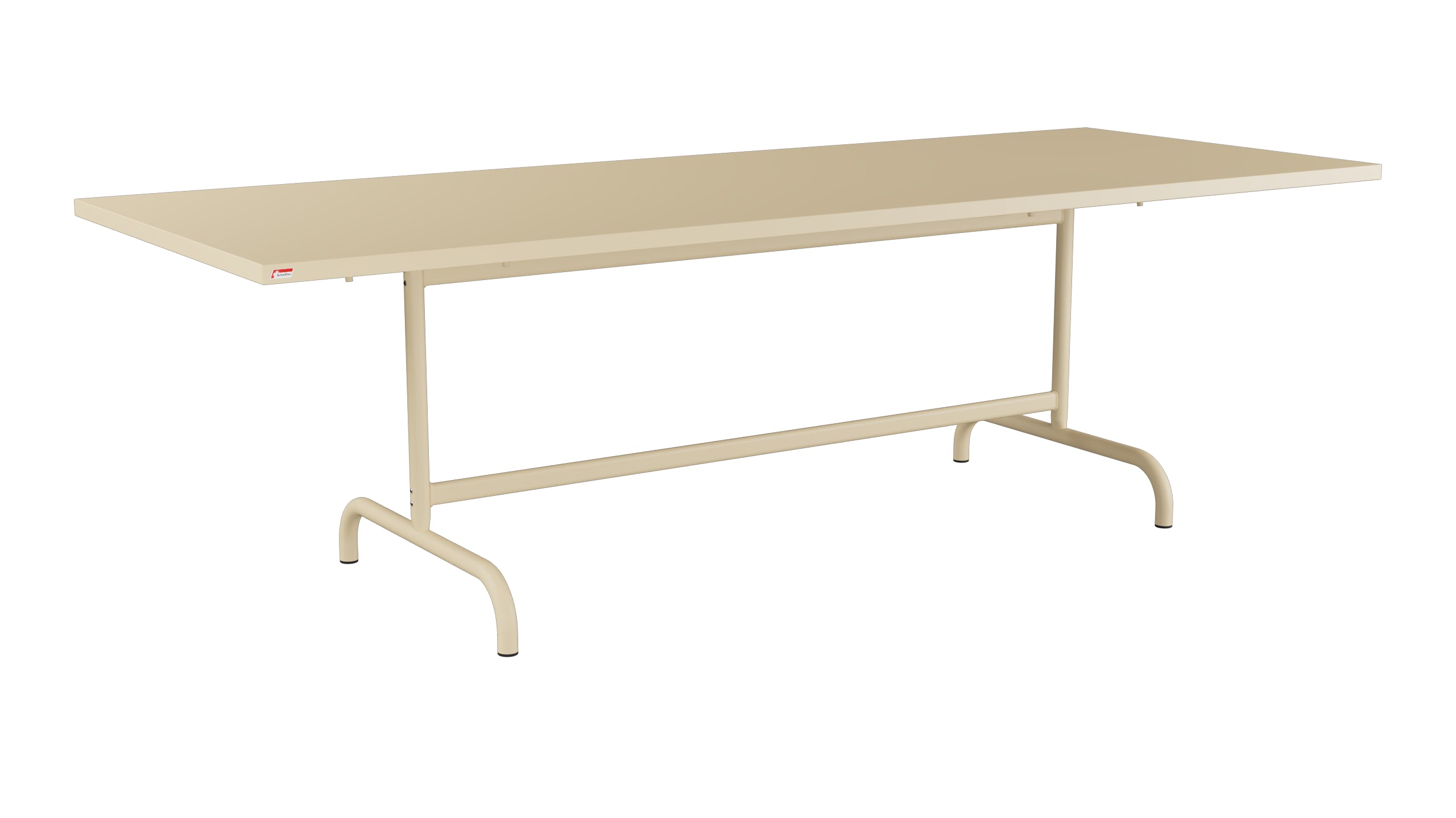 Säntis Metall-Gartentisch 240x90 klappbar in Pastellbraun präsentiert im Onlineshop von KAQTU Design AG. Gartentisch ist von Schaffner