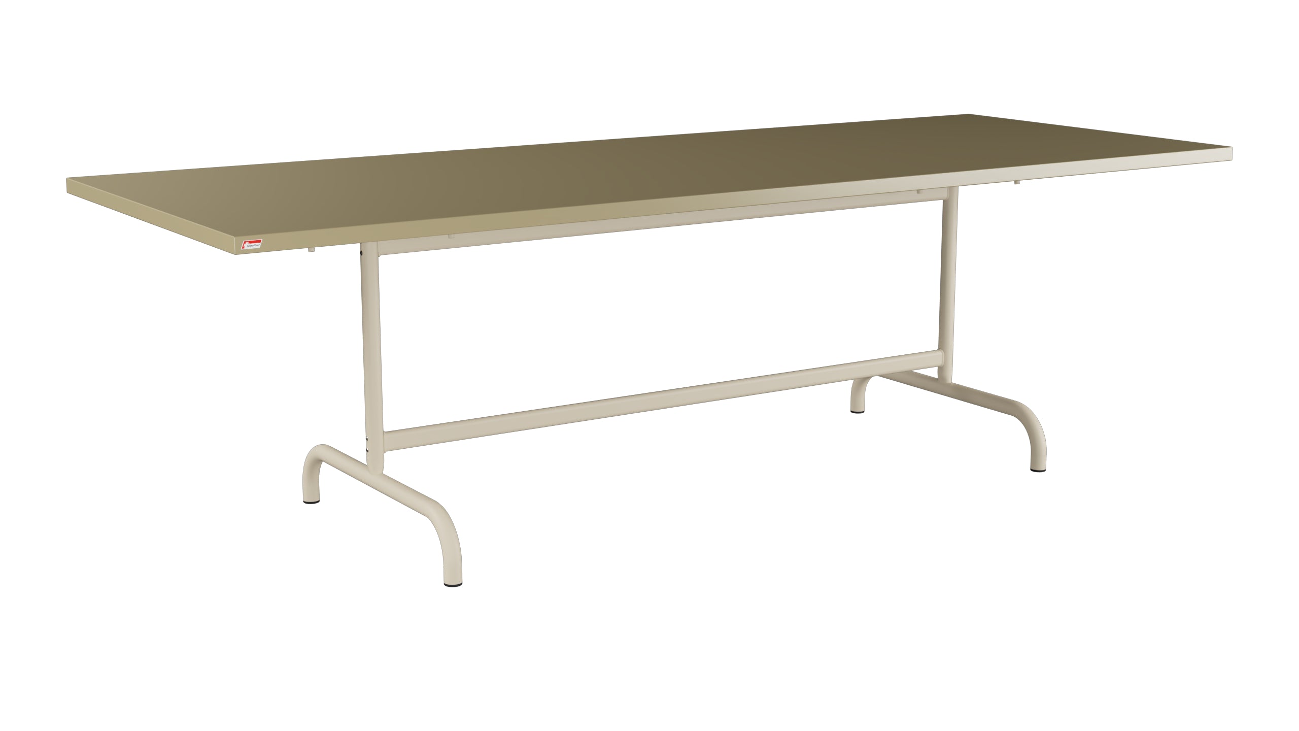 Säntis Metall-Gartentisch 240x90 klappbar in Champagner präsentiert im Onlineshop von KAQTU Design AG. Gartentisch ist von Schaffner